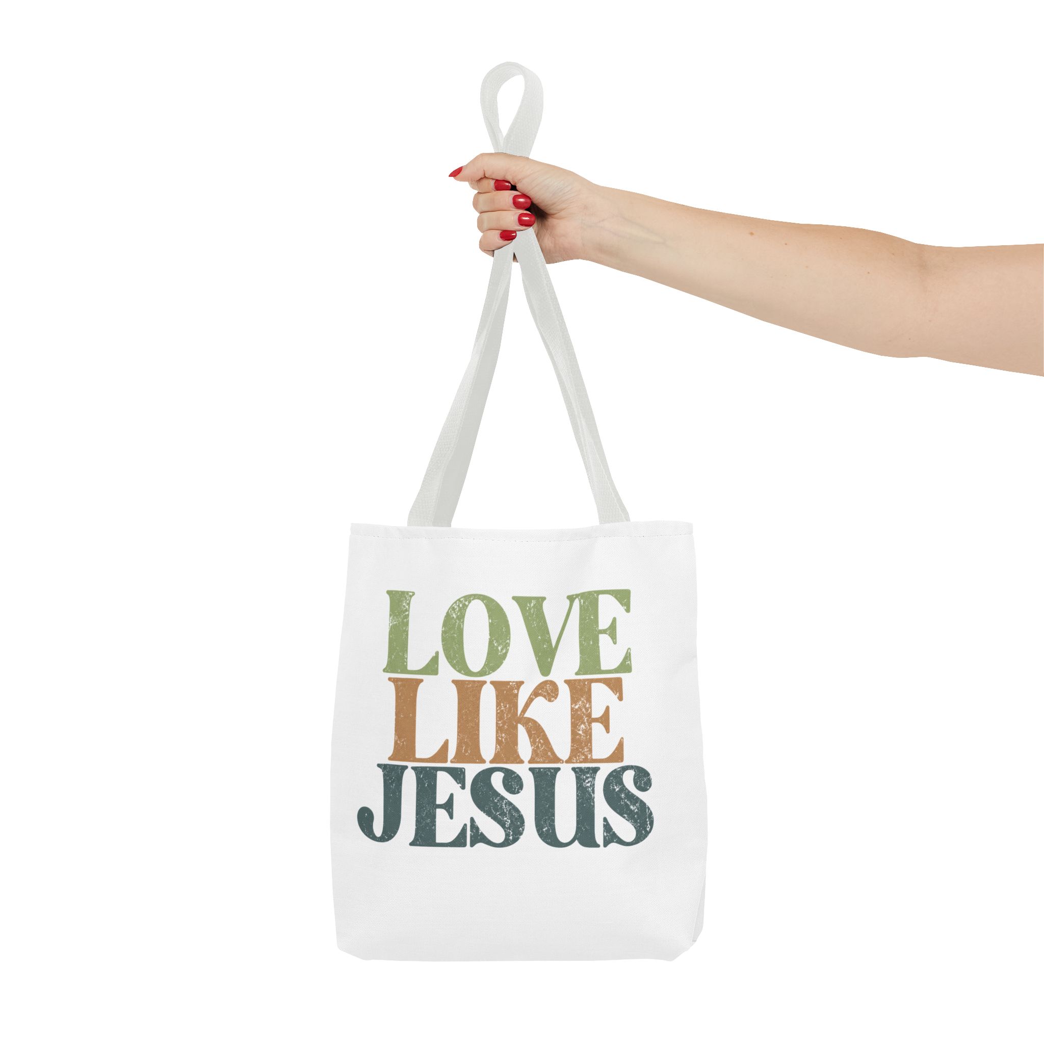 love like jesus tote bag – christian inspirational canvas tote love like jesus tote bag – christian inspirational canvas tote