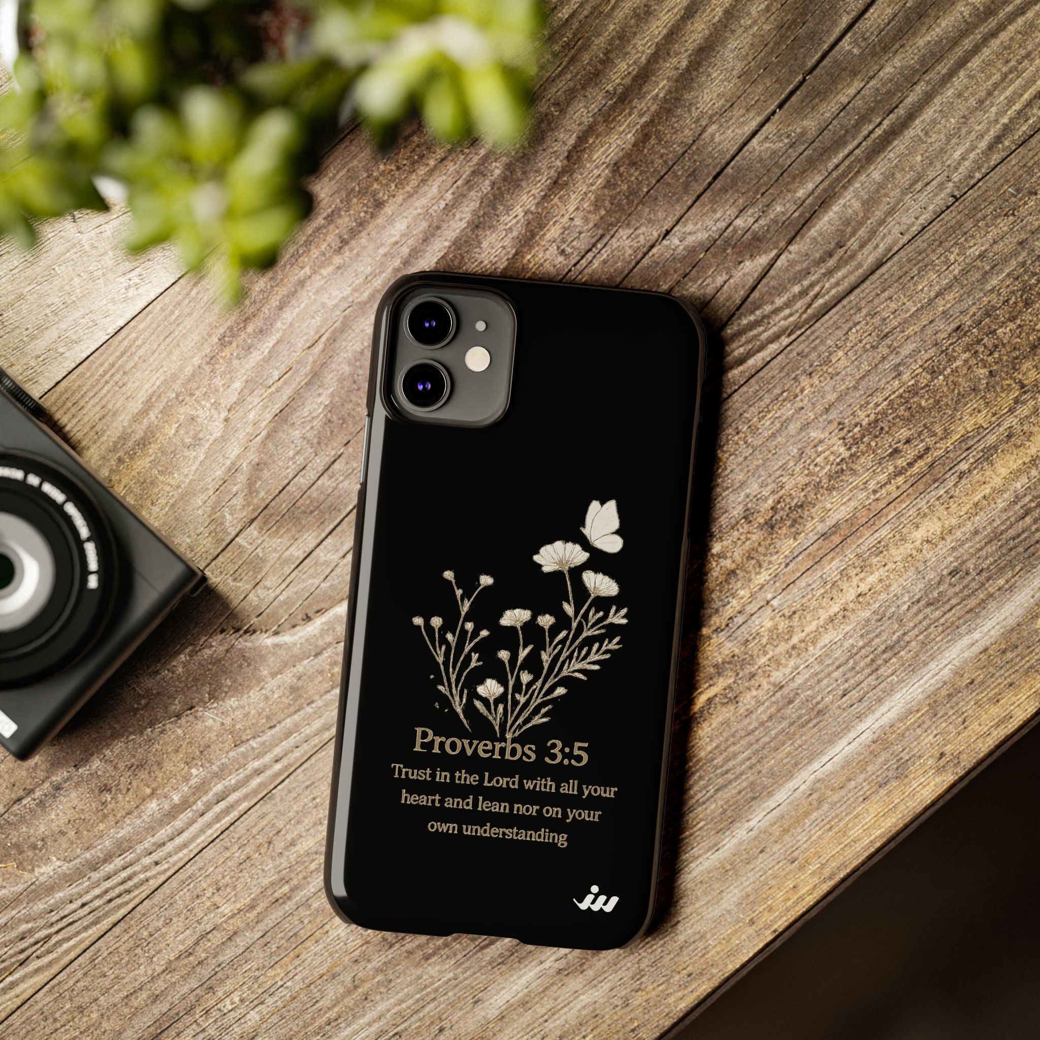 proverbs 3:5 floral phone case proverbs 3:5 floral phone case