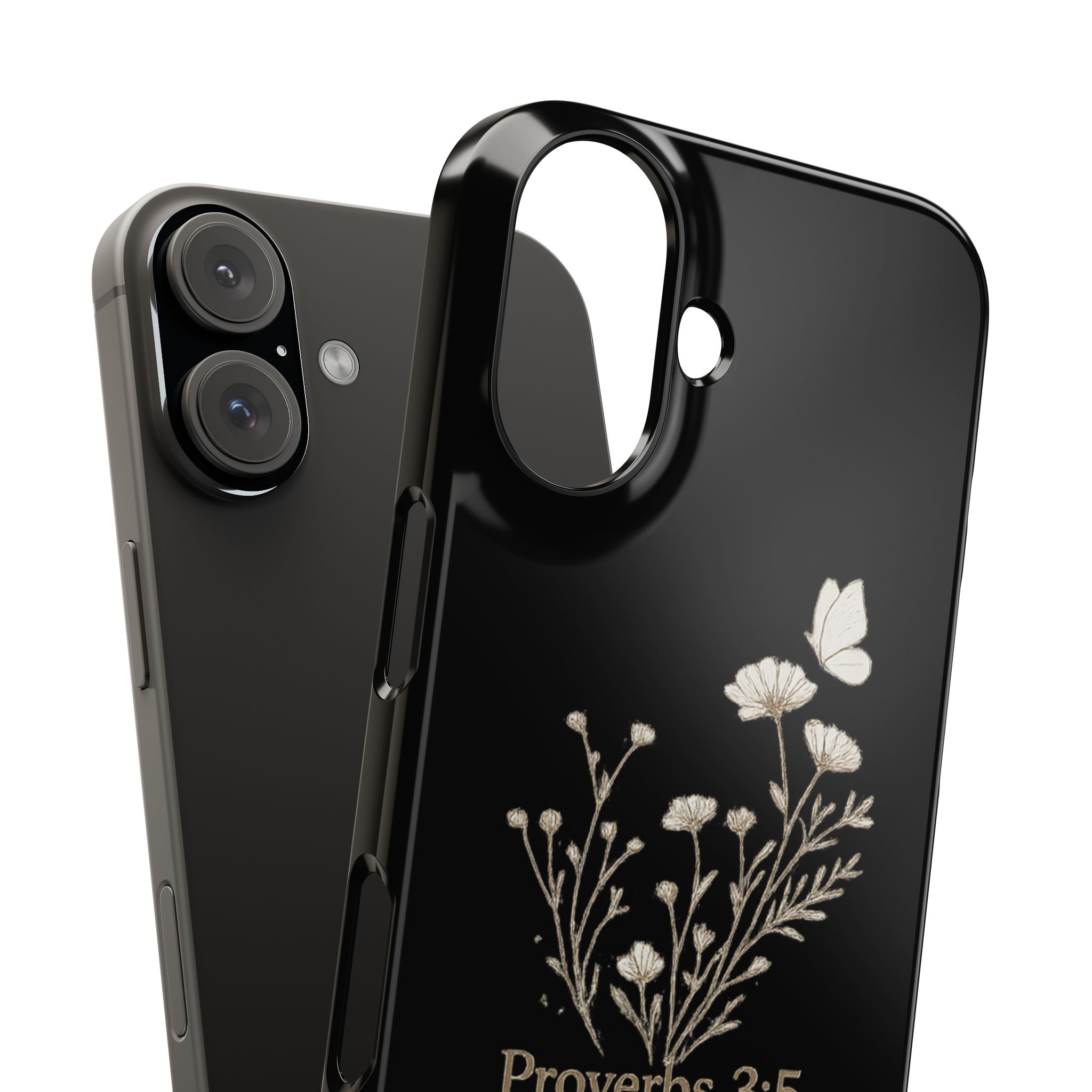 proverbs 3:5 floral phone case proverbs 3:5 floral phone case