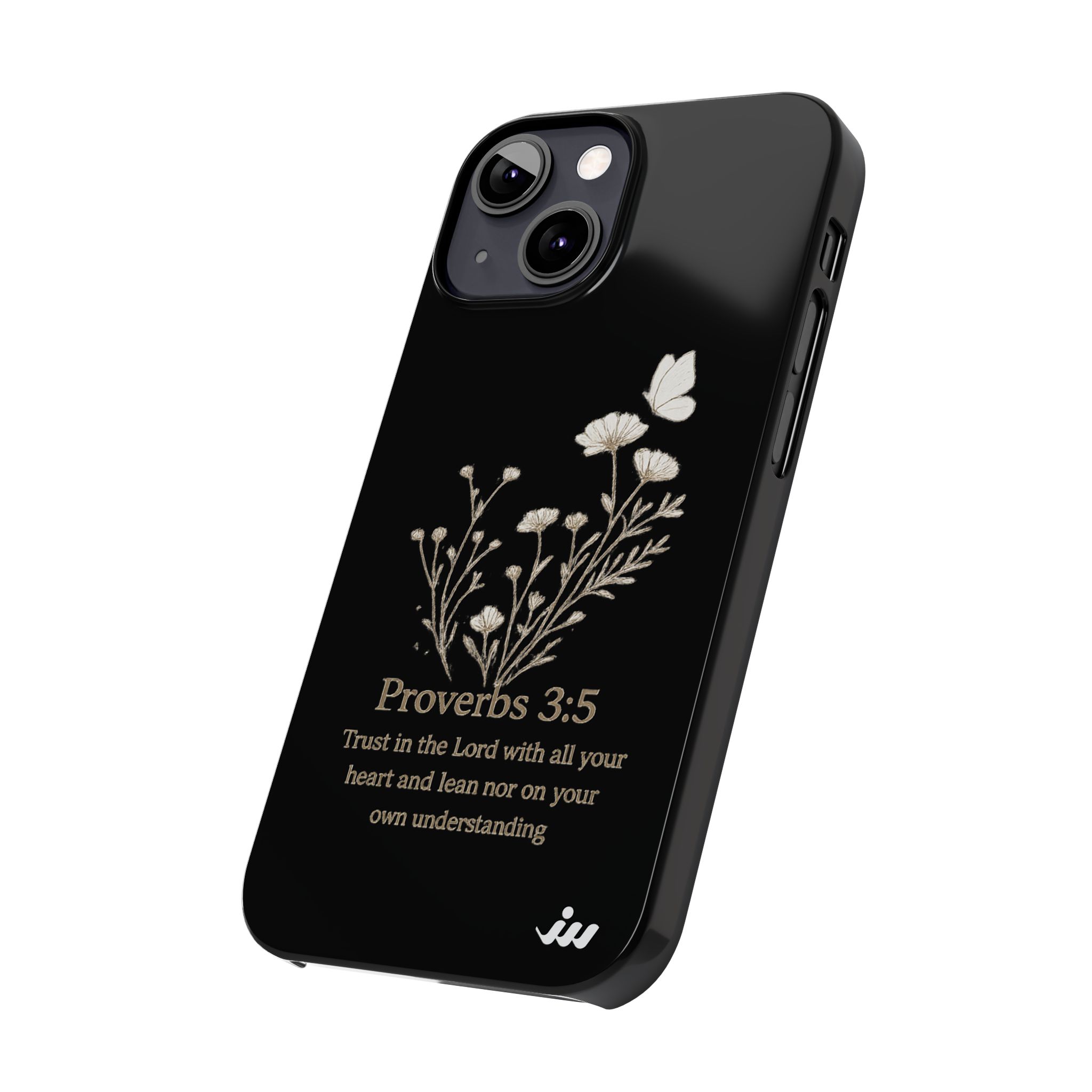proverbs 3:5 floral phone case proverbs 3:5 floral phone case