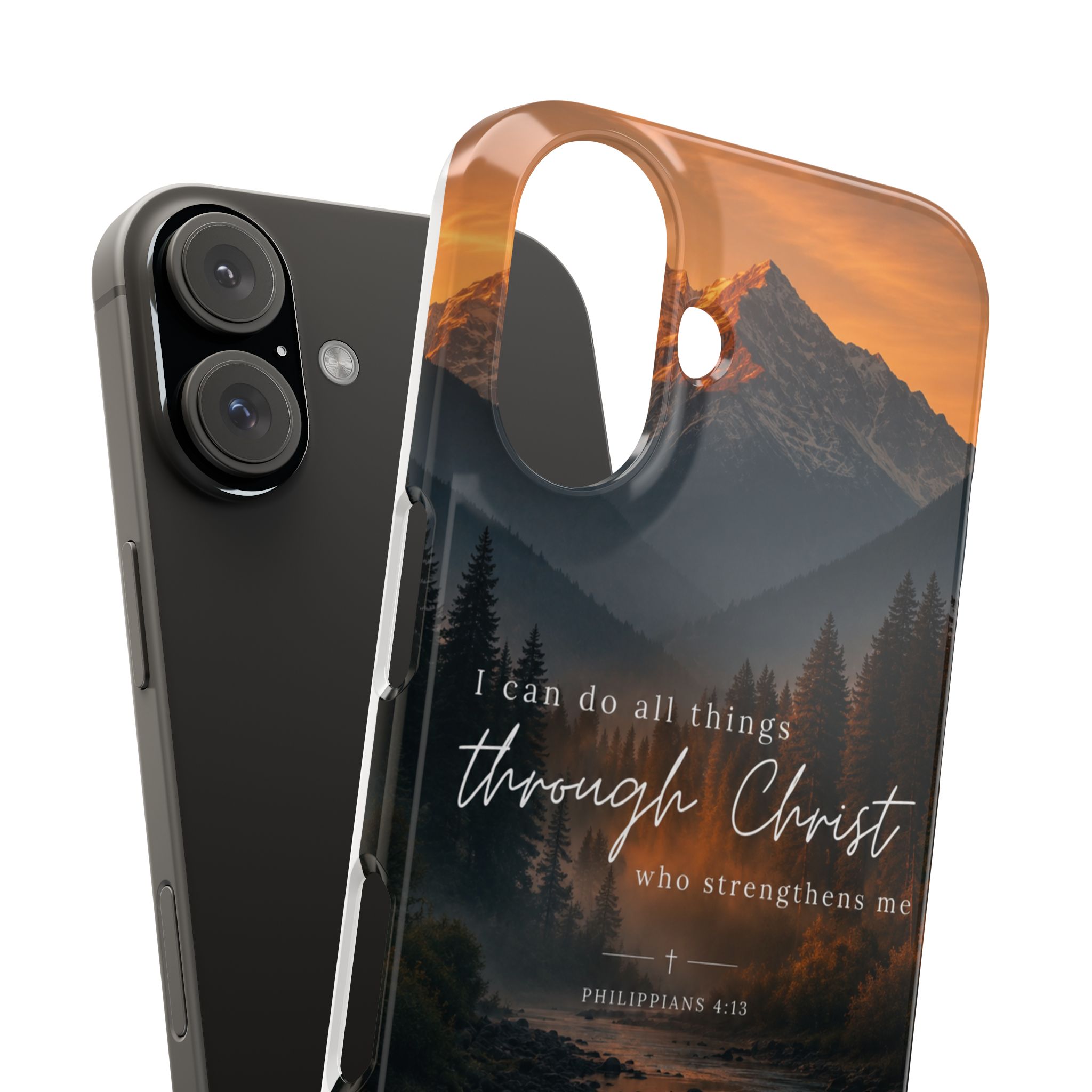 mountain sunset christian phone cover mountain sunset christian phone cover