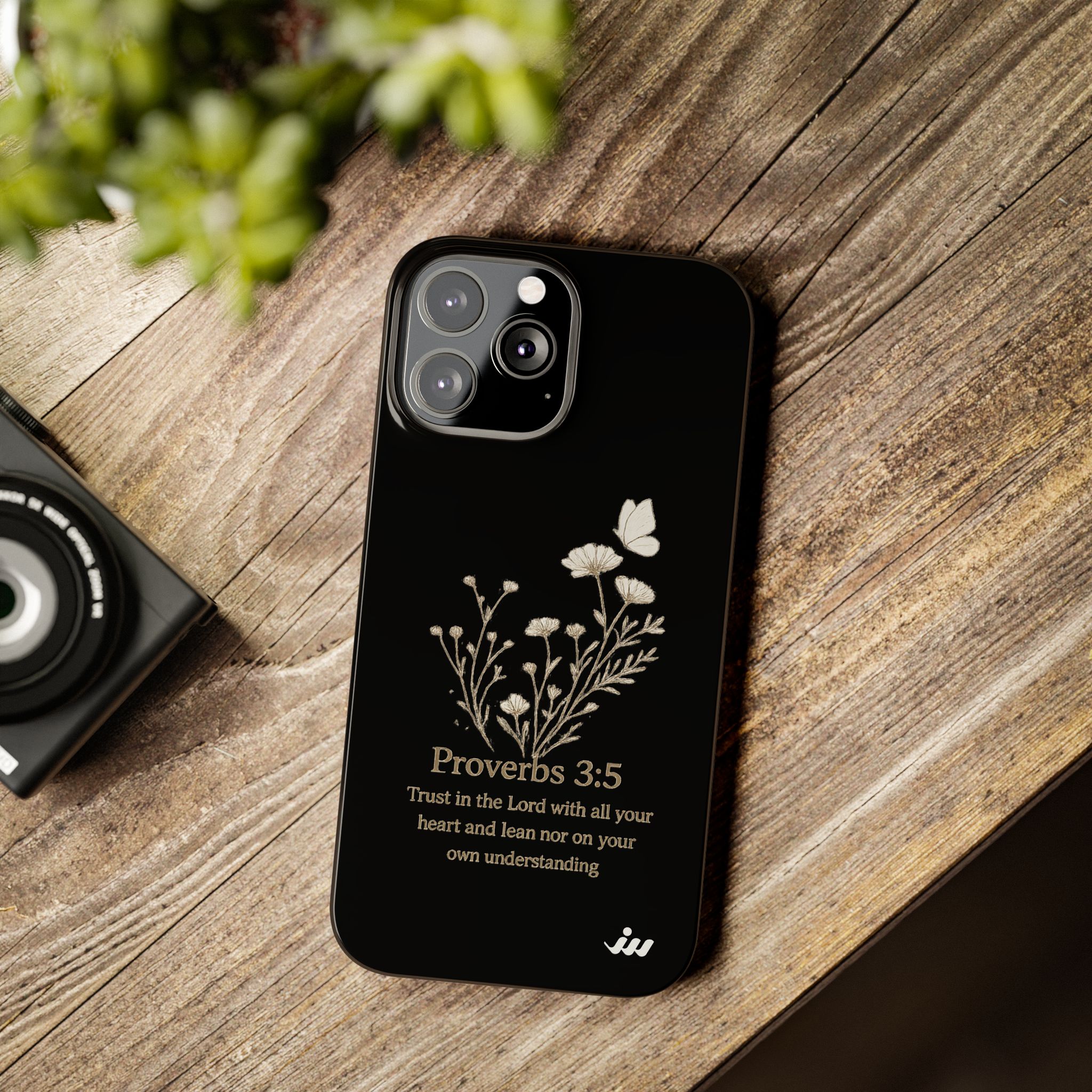 proverbs 3:5 floral phone case proverbs 3:5 floral phone case