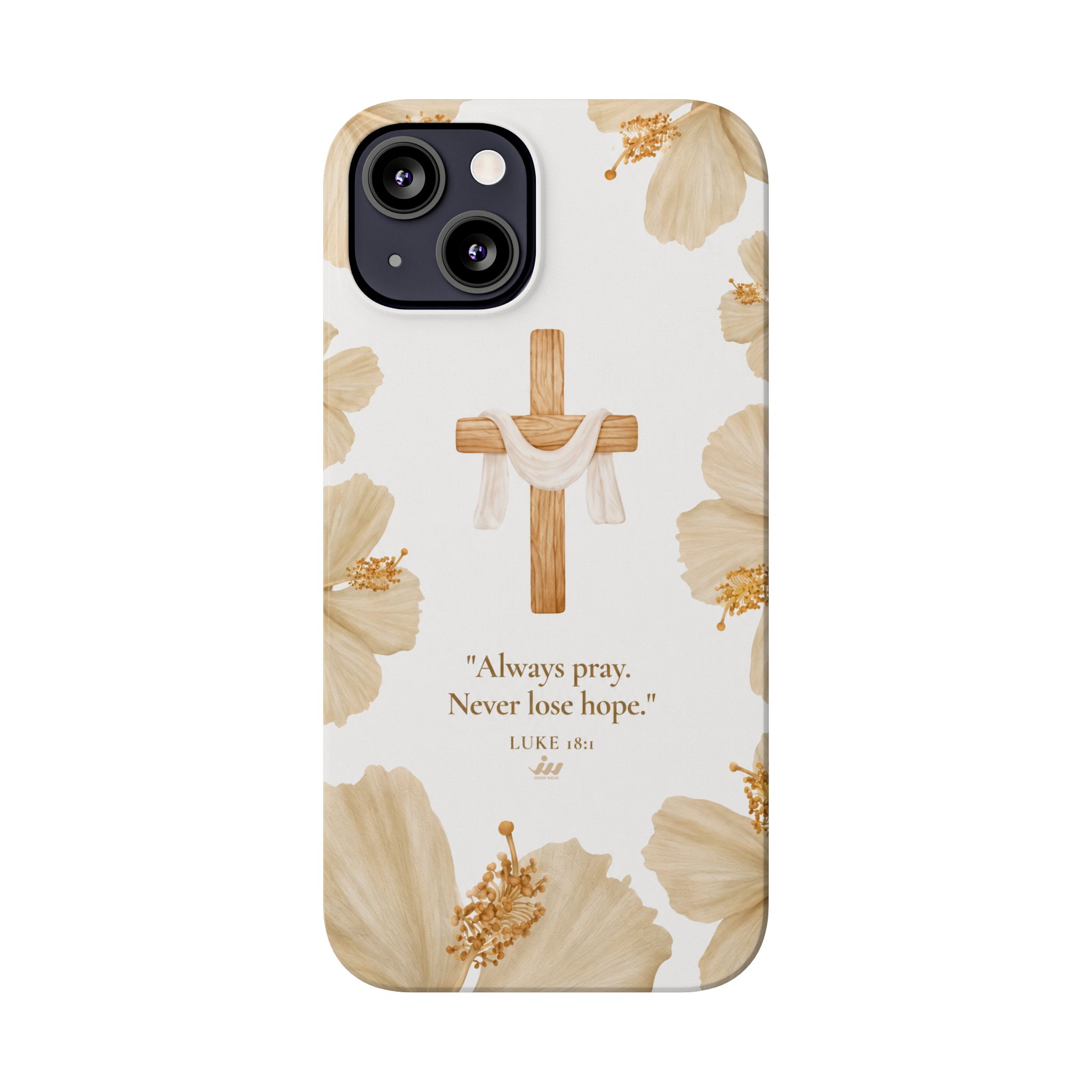christian cross floral slim phone case christian cross floral slim phone case