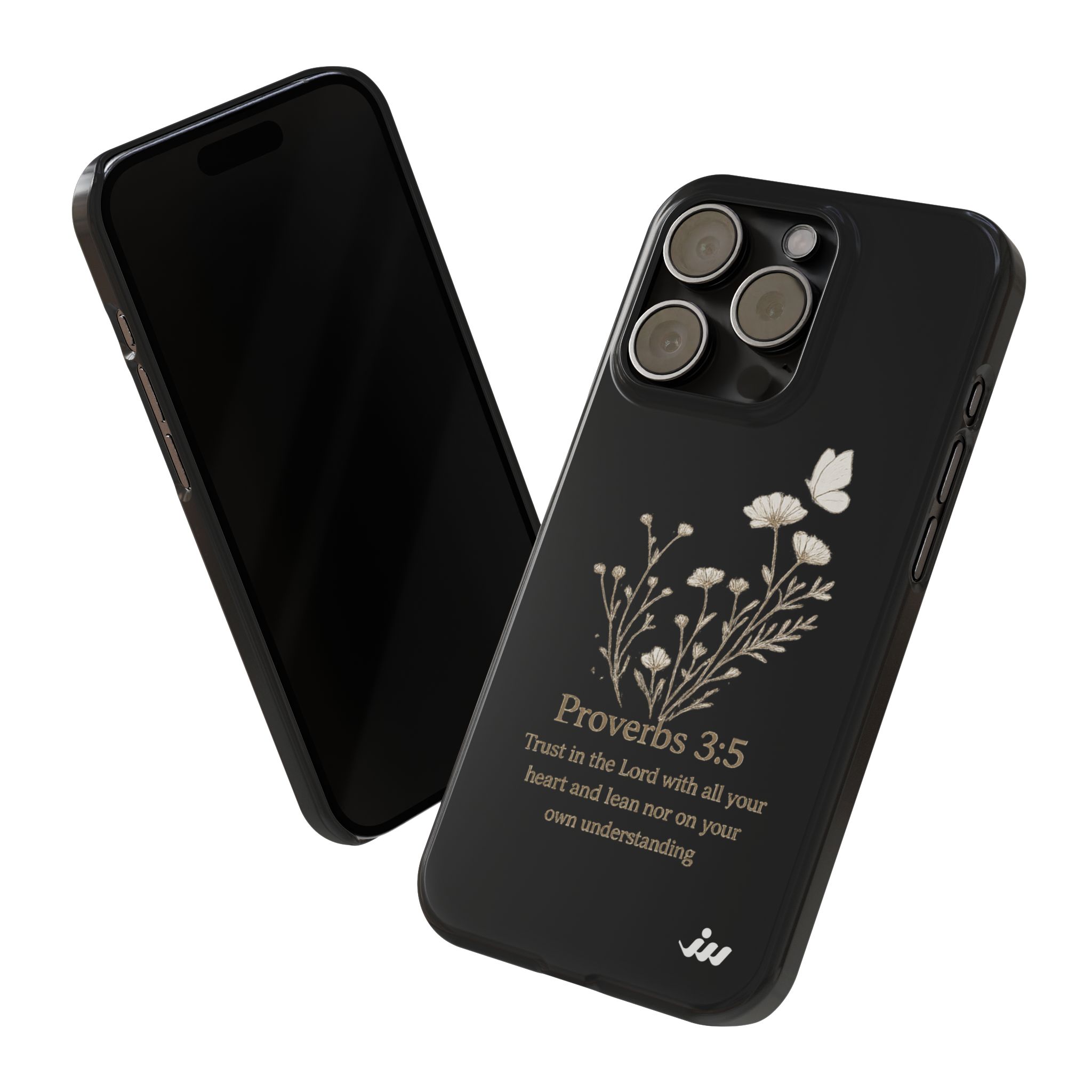proverbs 3:5 floral phone case proverbs 3:5 floral phone case