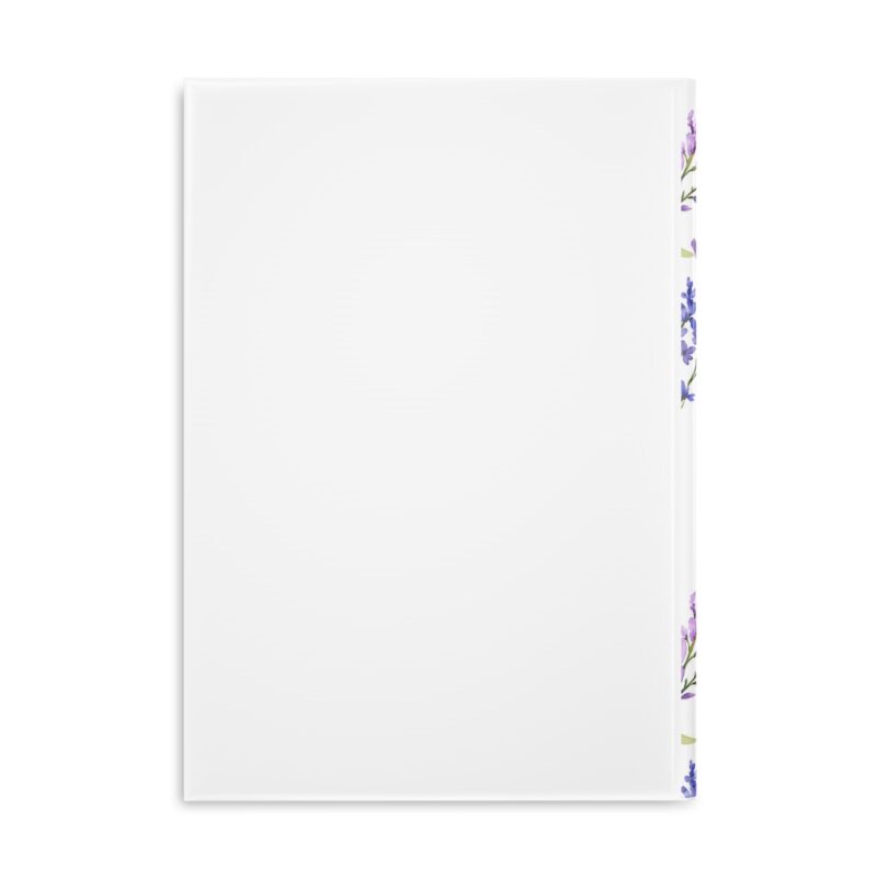 floral scripture hardcover notebook — "with god, all things are possible" (matthew 19:26)