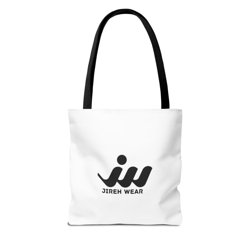 grateful script tote bag – inspirational everyday canvas tote
