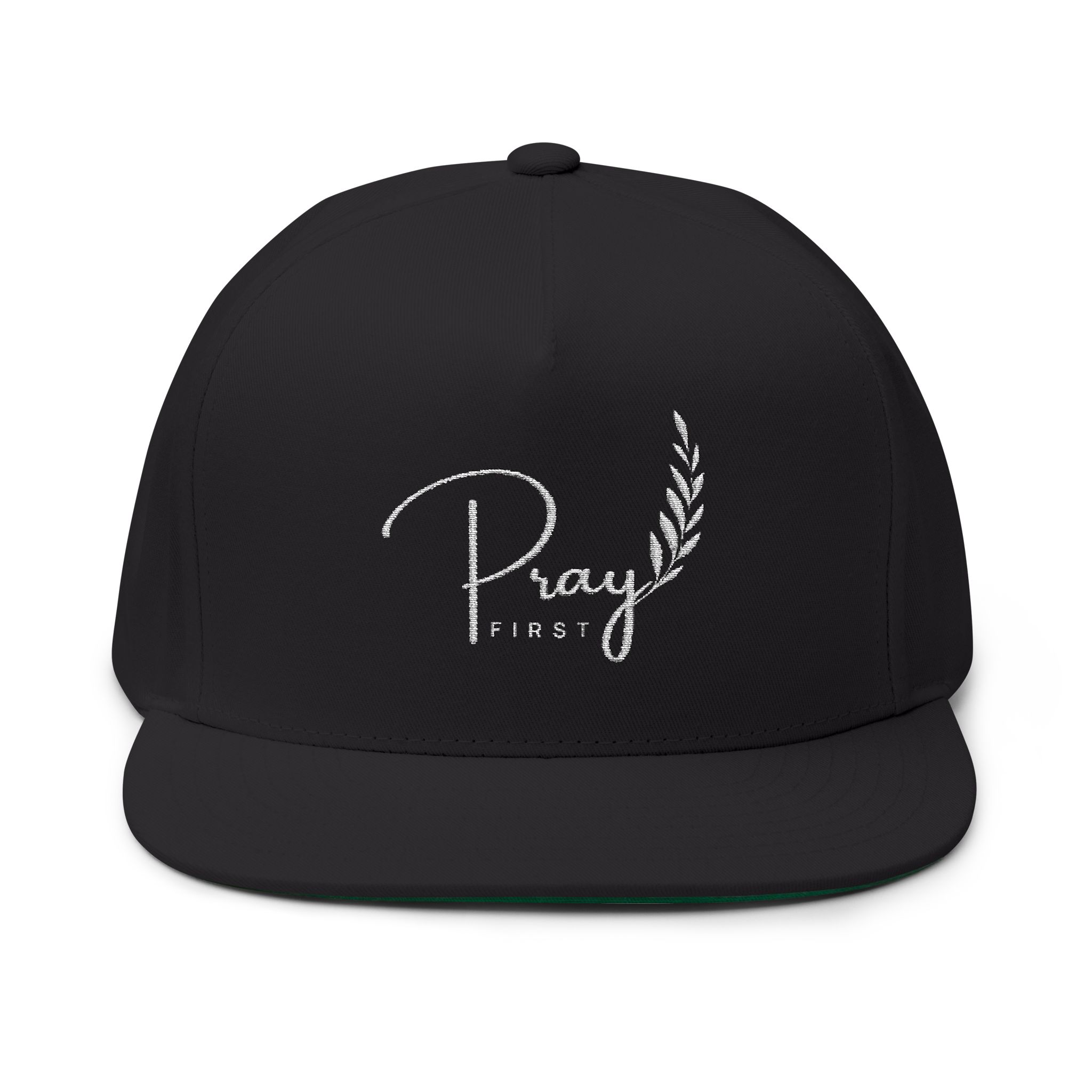 pray first embroidered flat christian cap pray first embroidered flat christian cap
