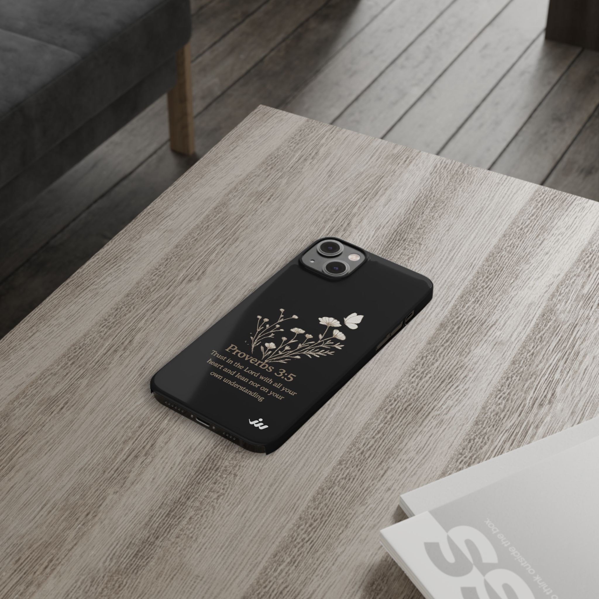 proverbs 3:5 floral phone case proverbs 3:5 floral phone case