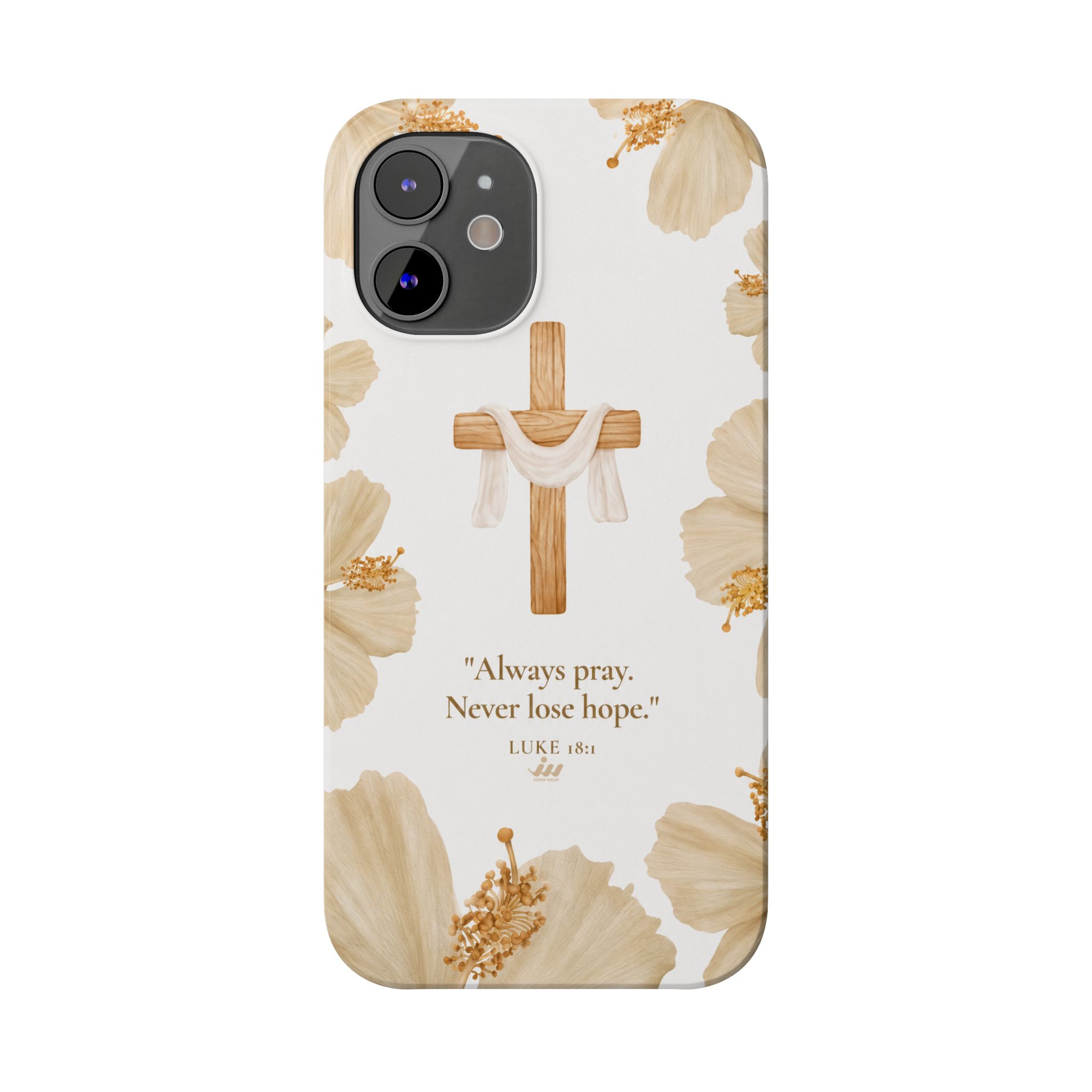 christian cross floral slim phone case christian cross floral slim phone case
