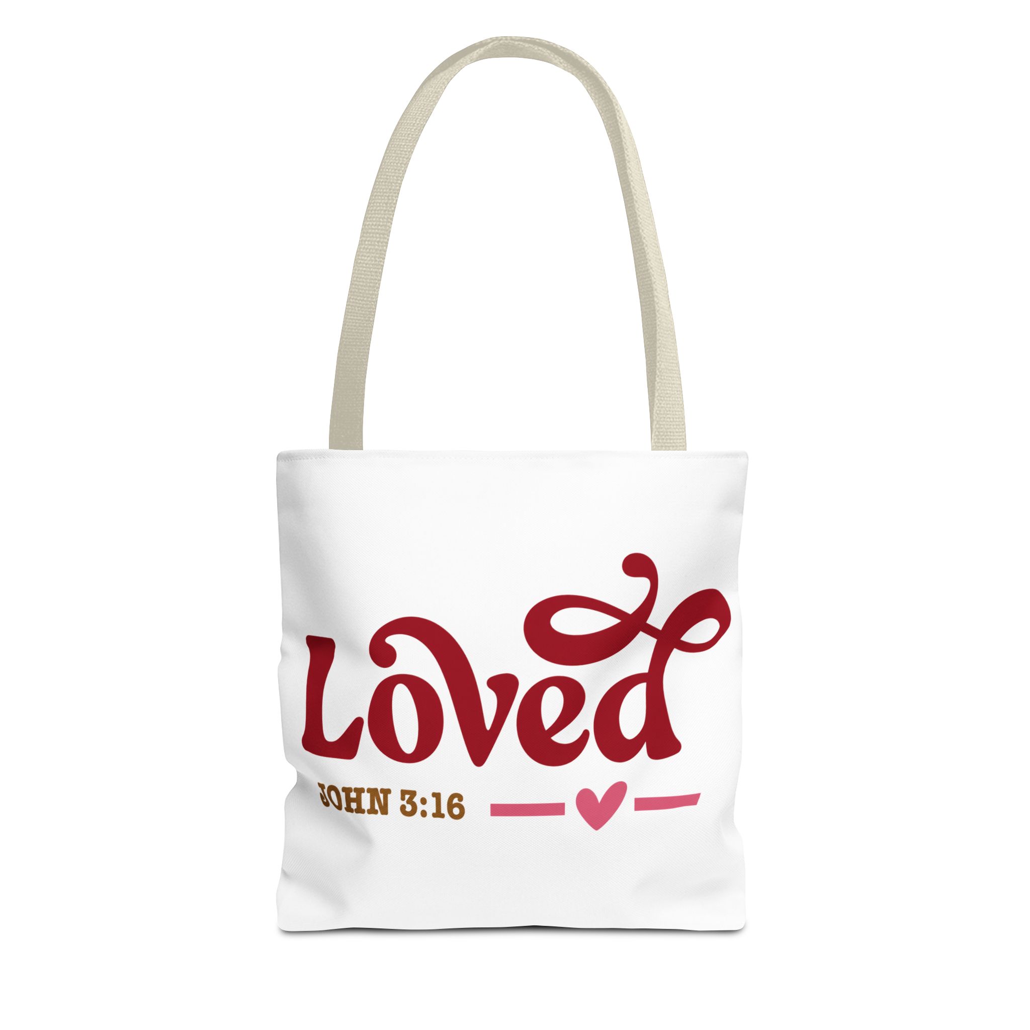 loved tote bag — john 3:16 faith canvas tote loved tote bag — john 3:16 faith canvas tote