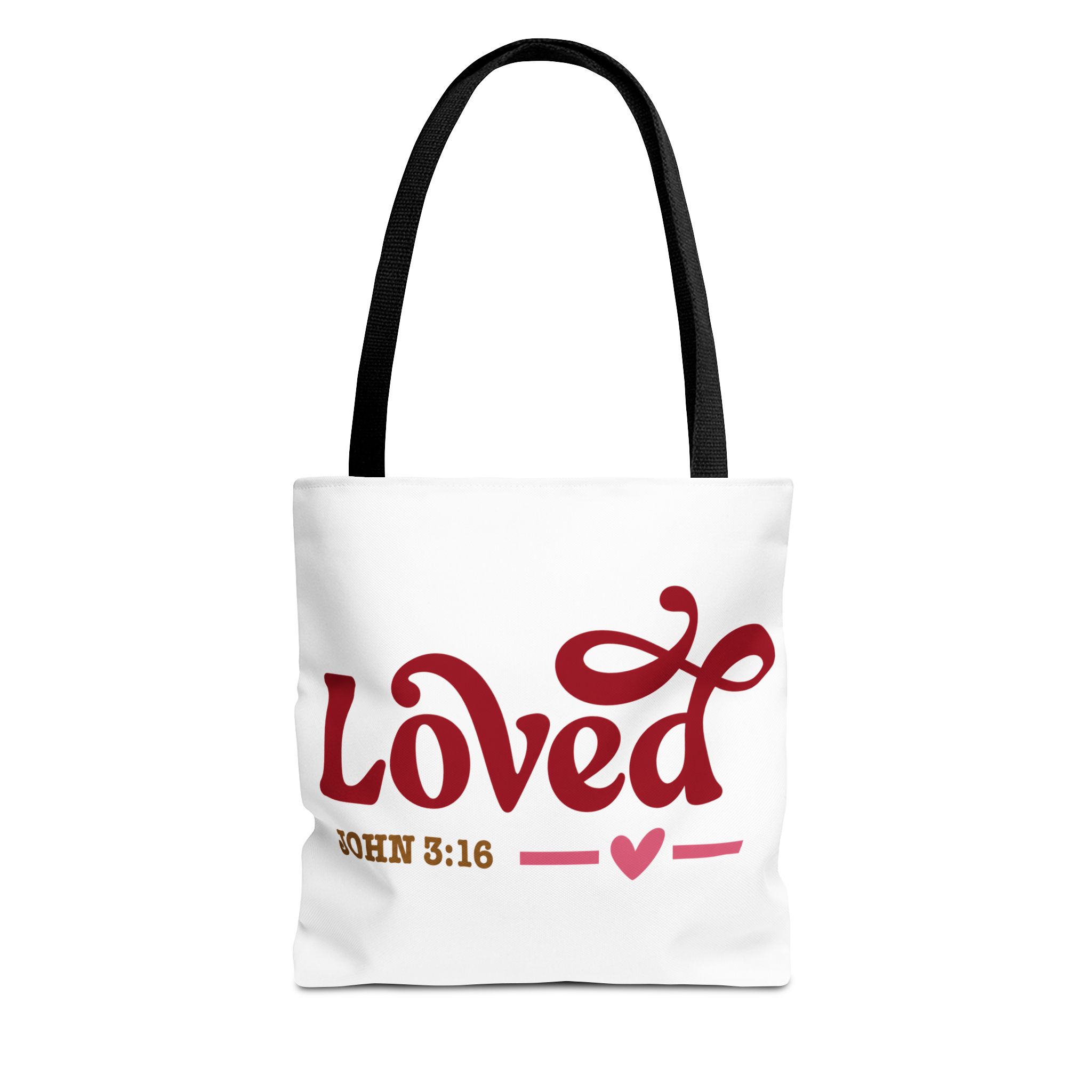 loved tote bag — john 3:16 faith canvas tote loved tote bag — john 3:16 faith canvas tote