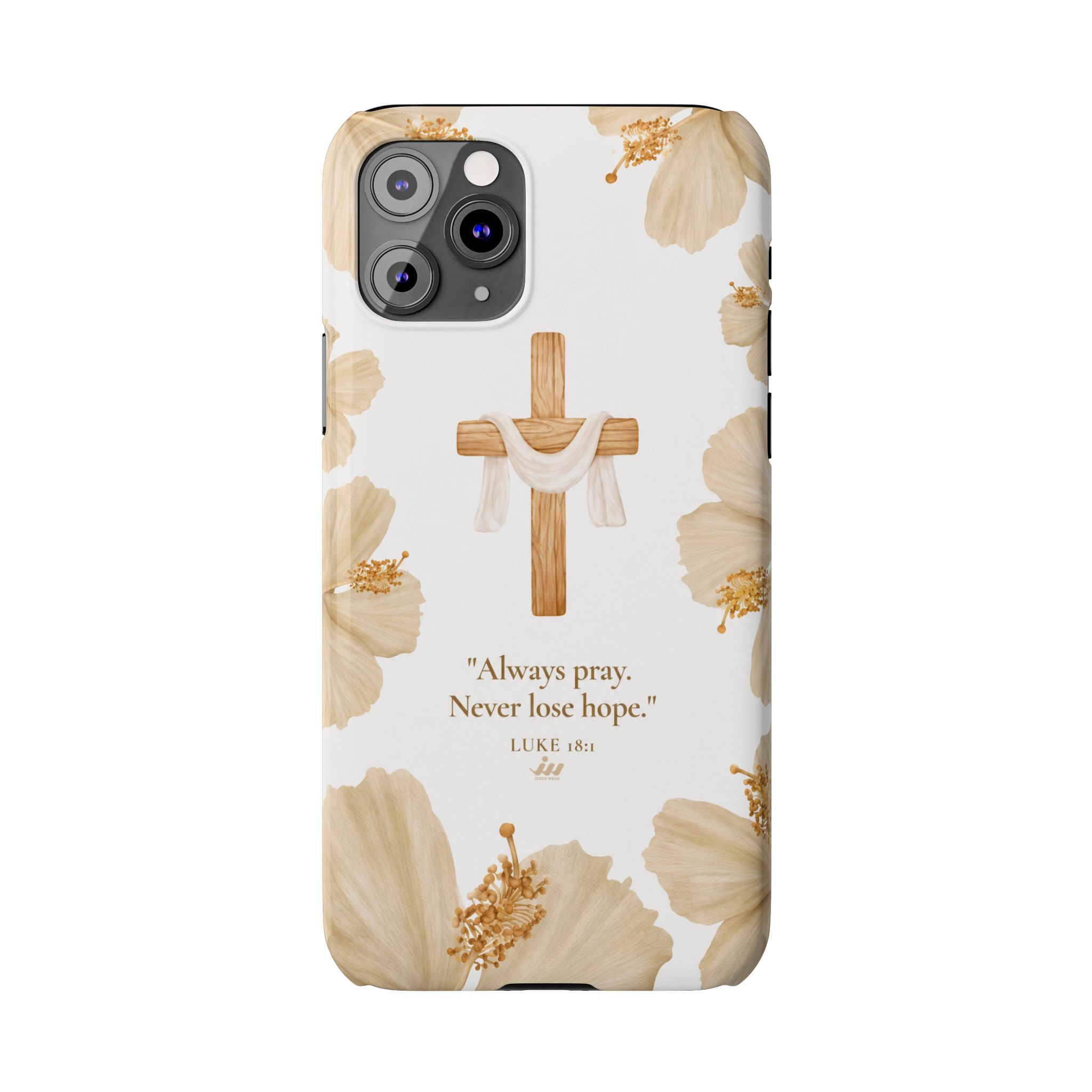christian cross floral slim phone case christian cross floral slim phone case
