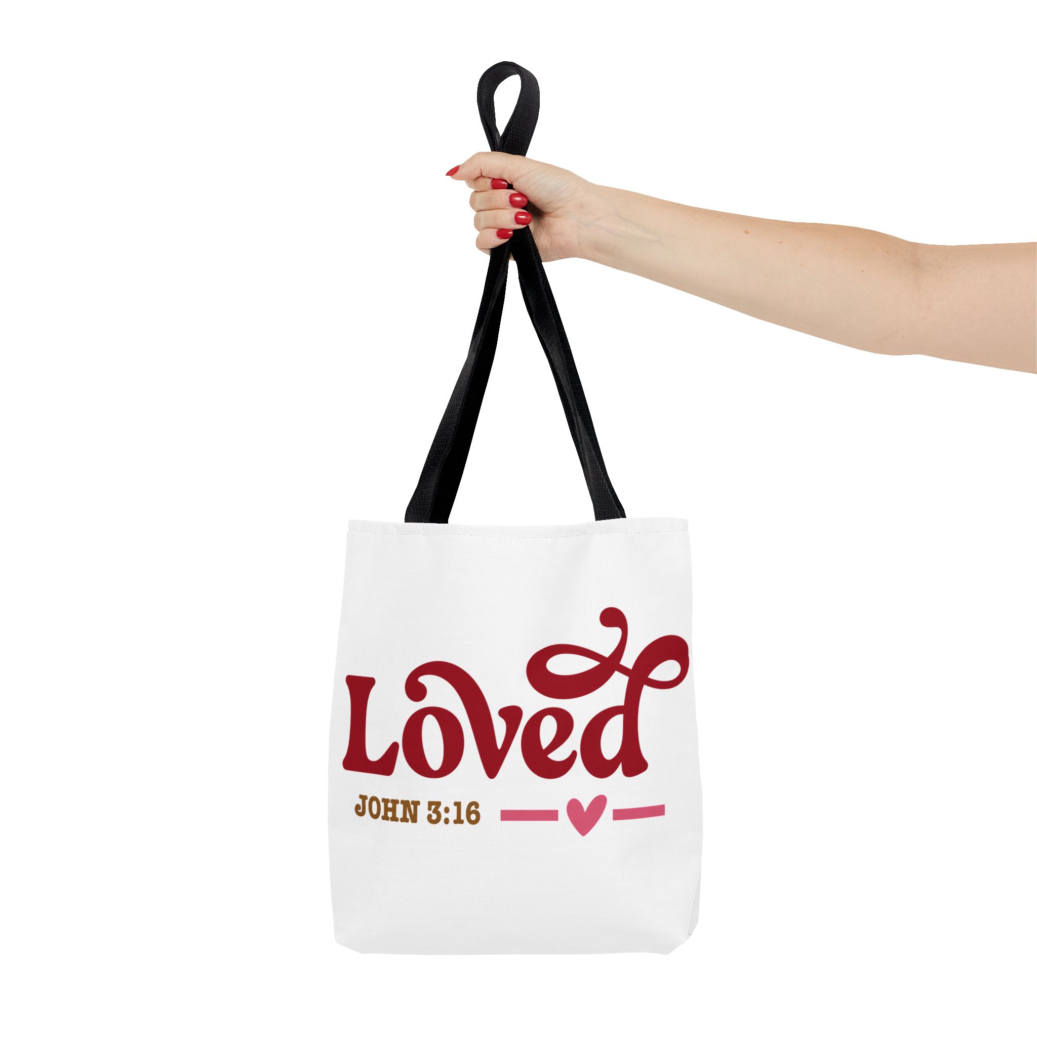 loved tote bag — john 3:16 faith canvas tote loved tote bag — john 3:16 faith canvas tote