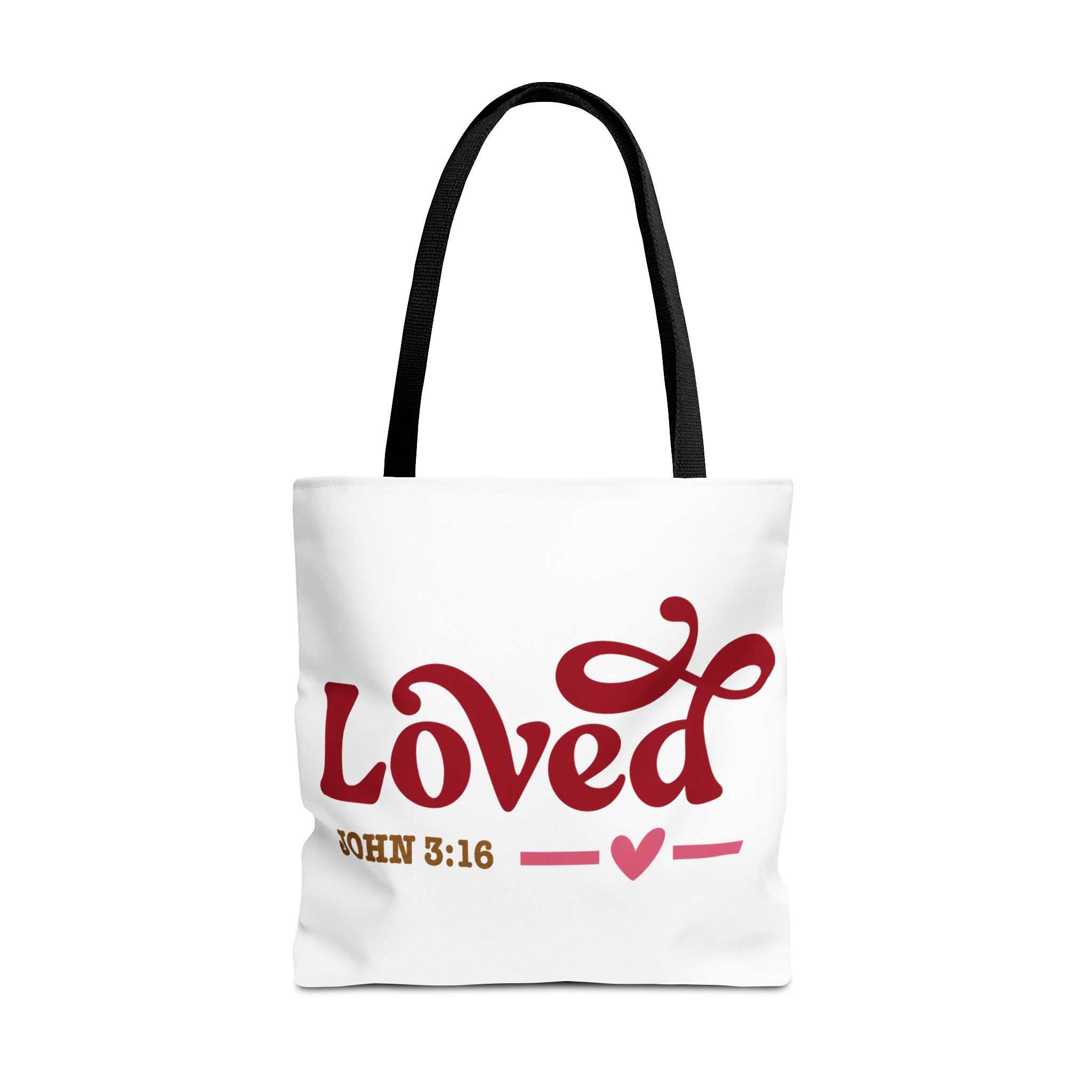 loved tote bag — john 3:16 faith canvas tote loved tote bag — john 3:16 faith canvas tote
