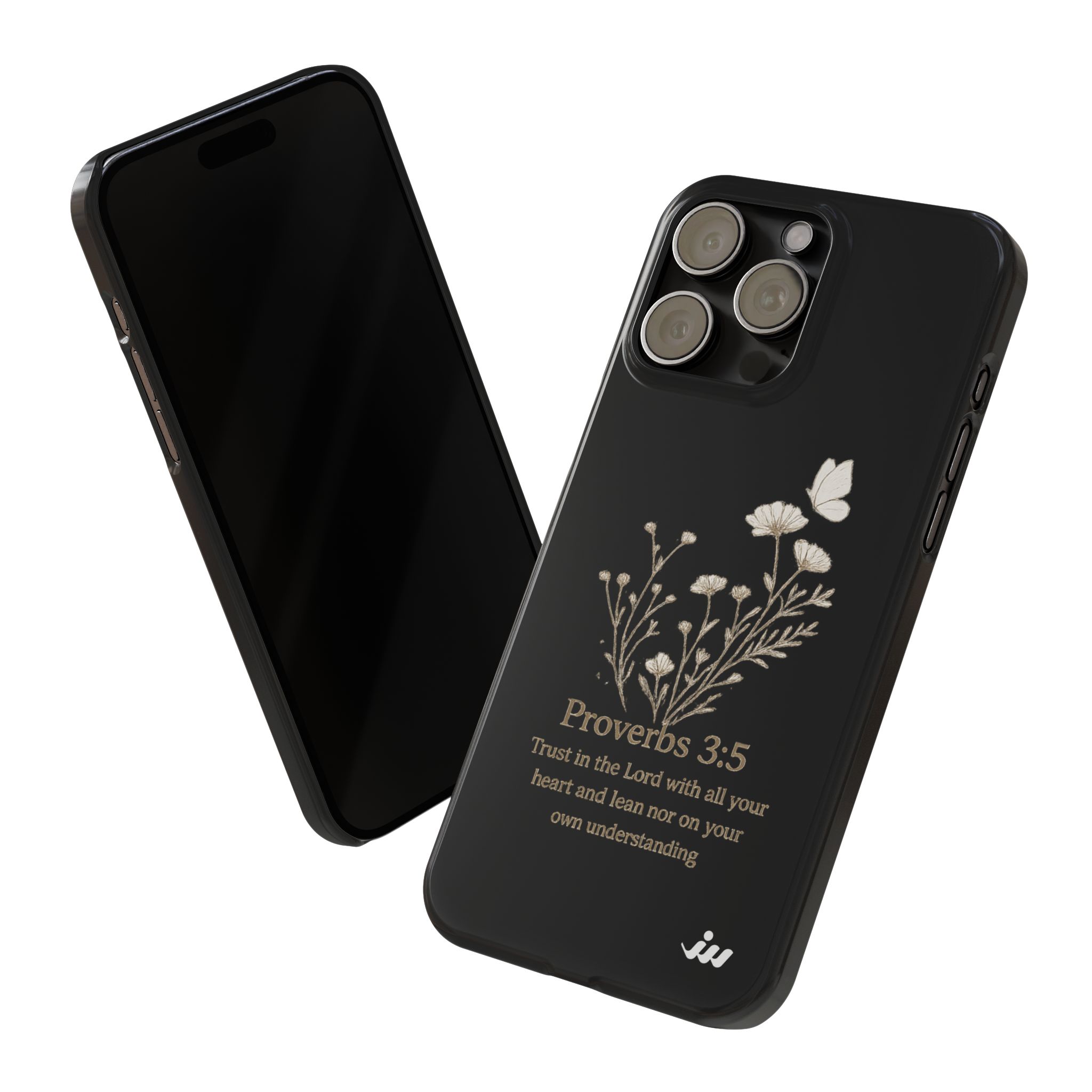 proverbs 3:5 floral phone case proverbs 3:5 floral phone case