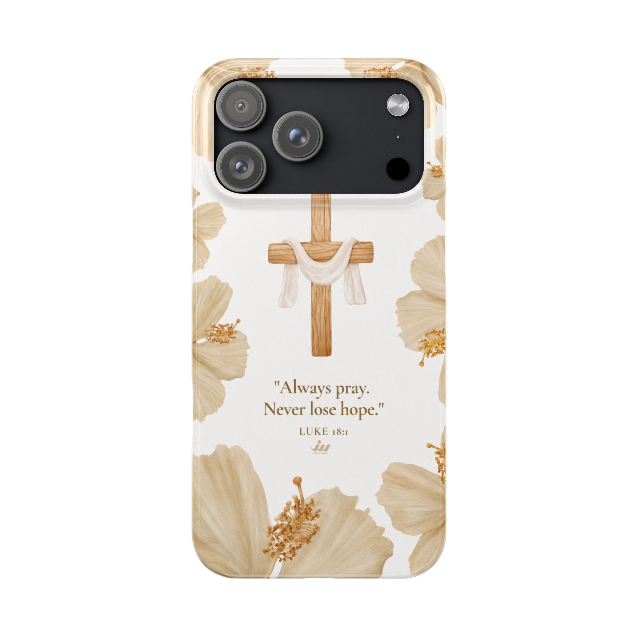 christian cross floral slim phone case christian cross floral slim phone case