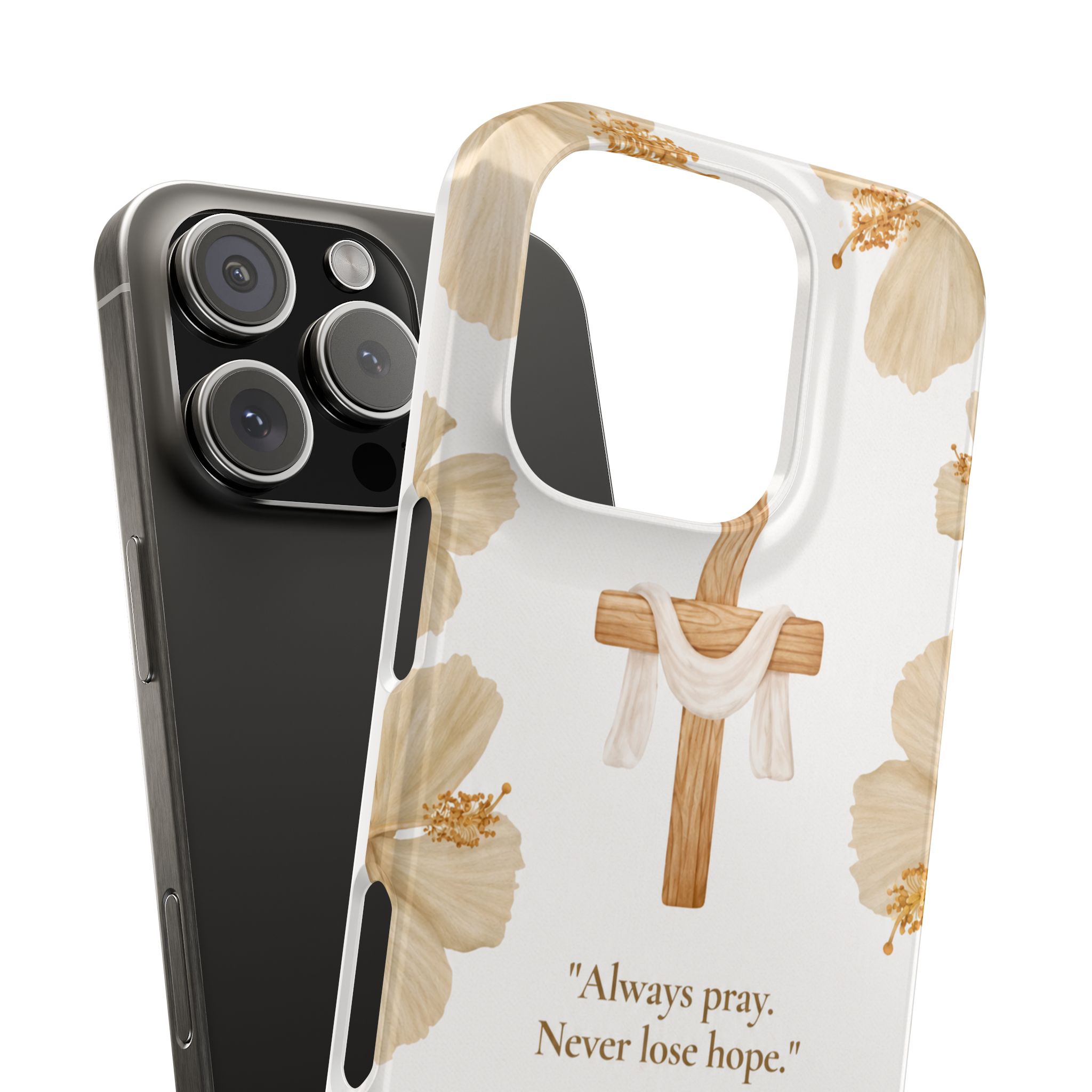 christian cross floral slim phone case christian cross floral slim phone case