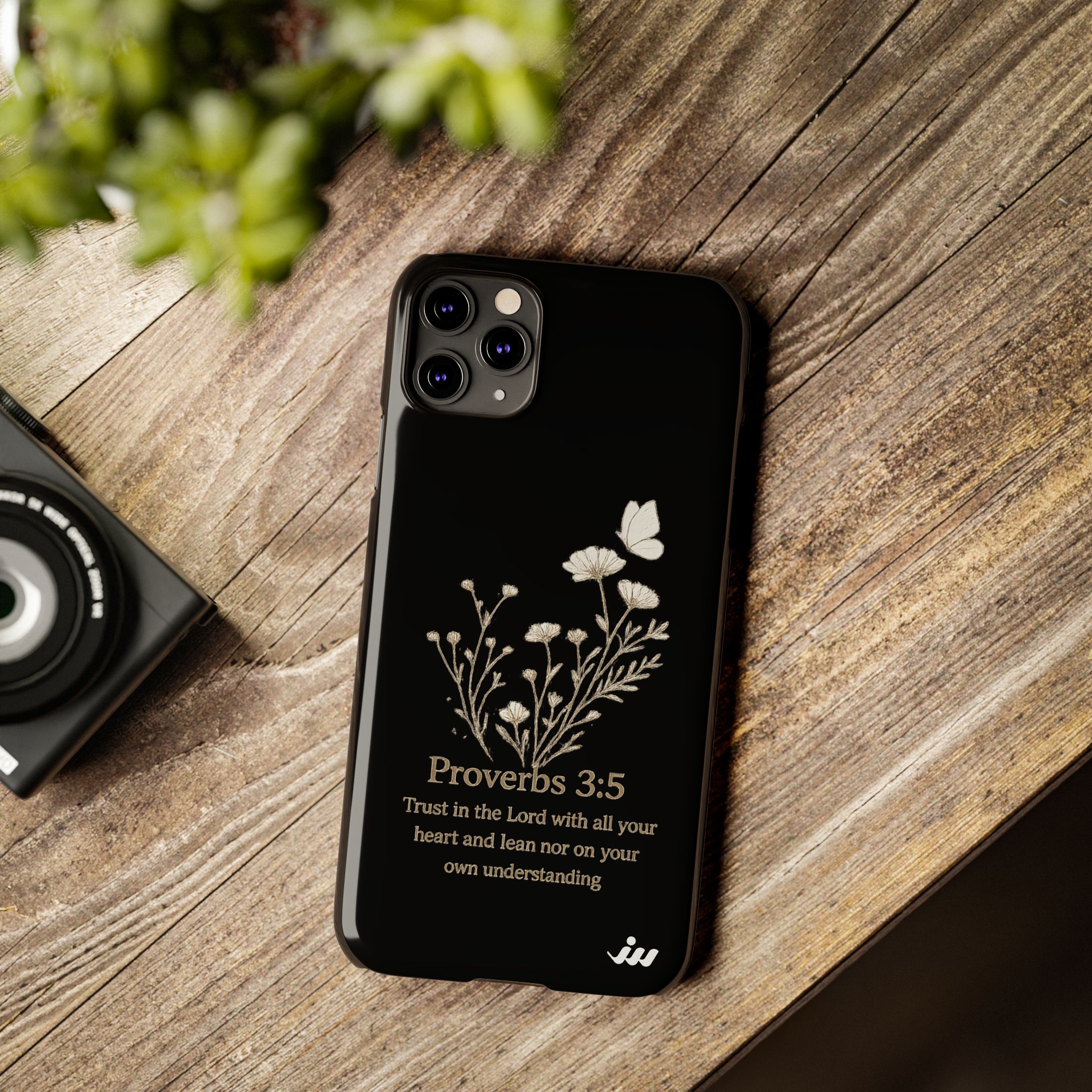 proverbs 3:5 floral phone case proverbs 3:5 floral phone case