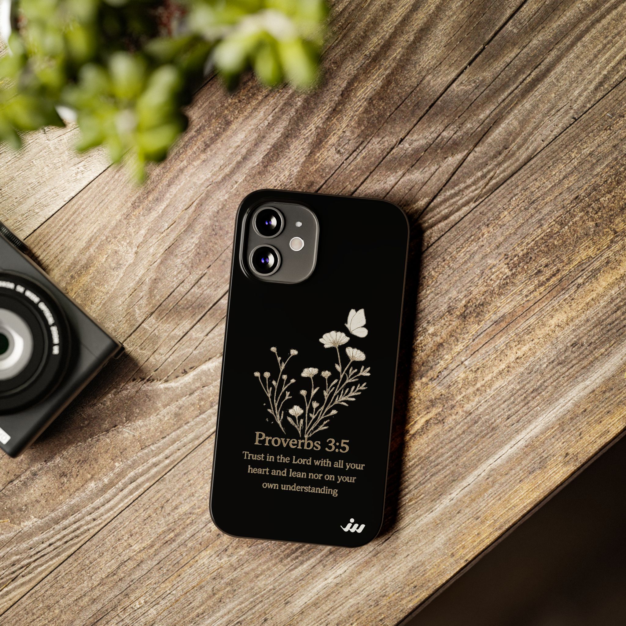 proverbs 3:5 floral phone case proverbs 3:5 floral phone case