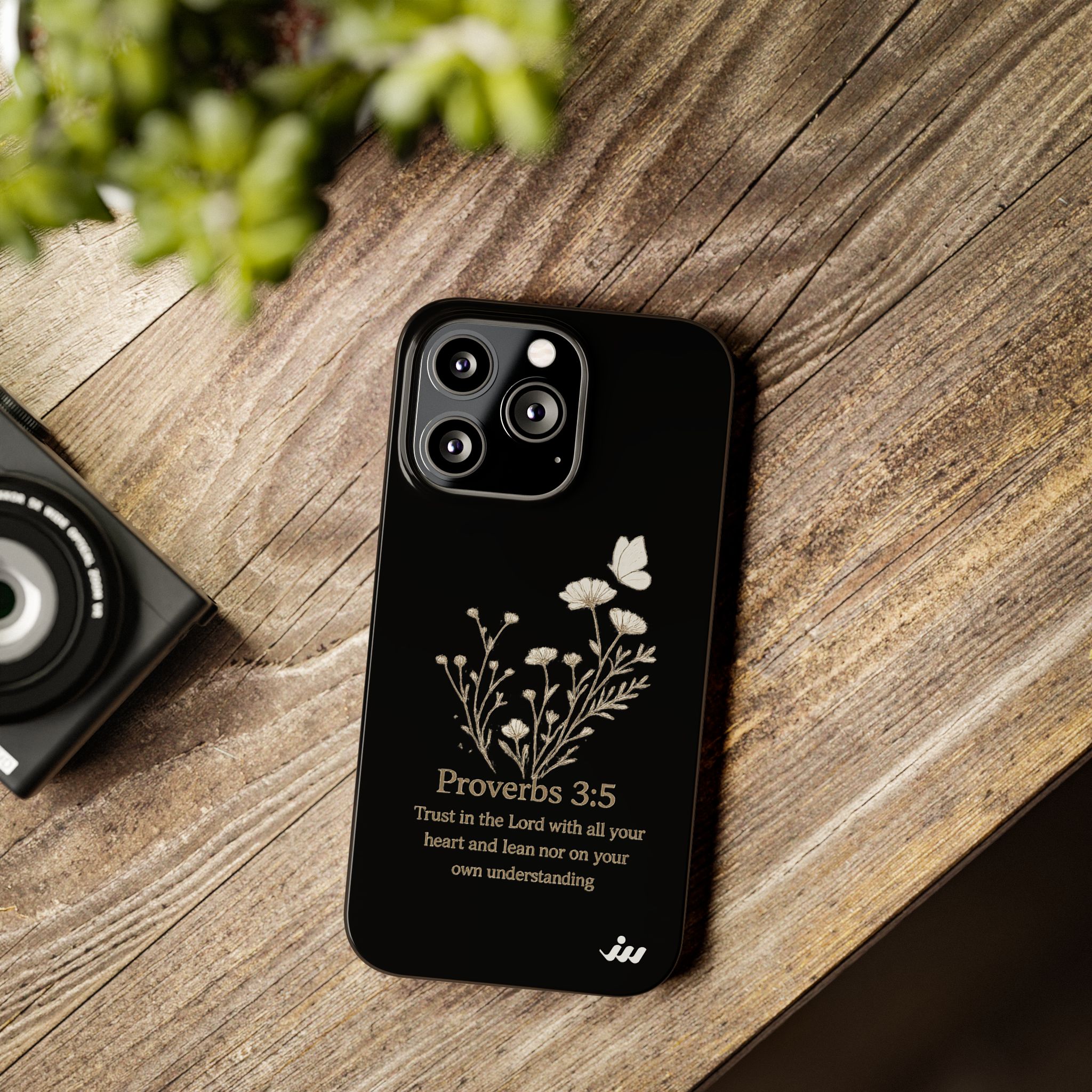 proverbs 3:5 floral phone case proverbs 3:5 floral phone case