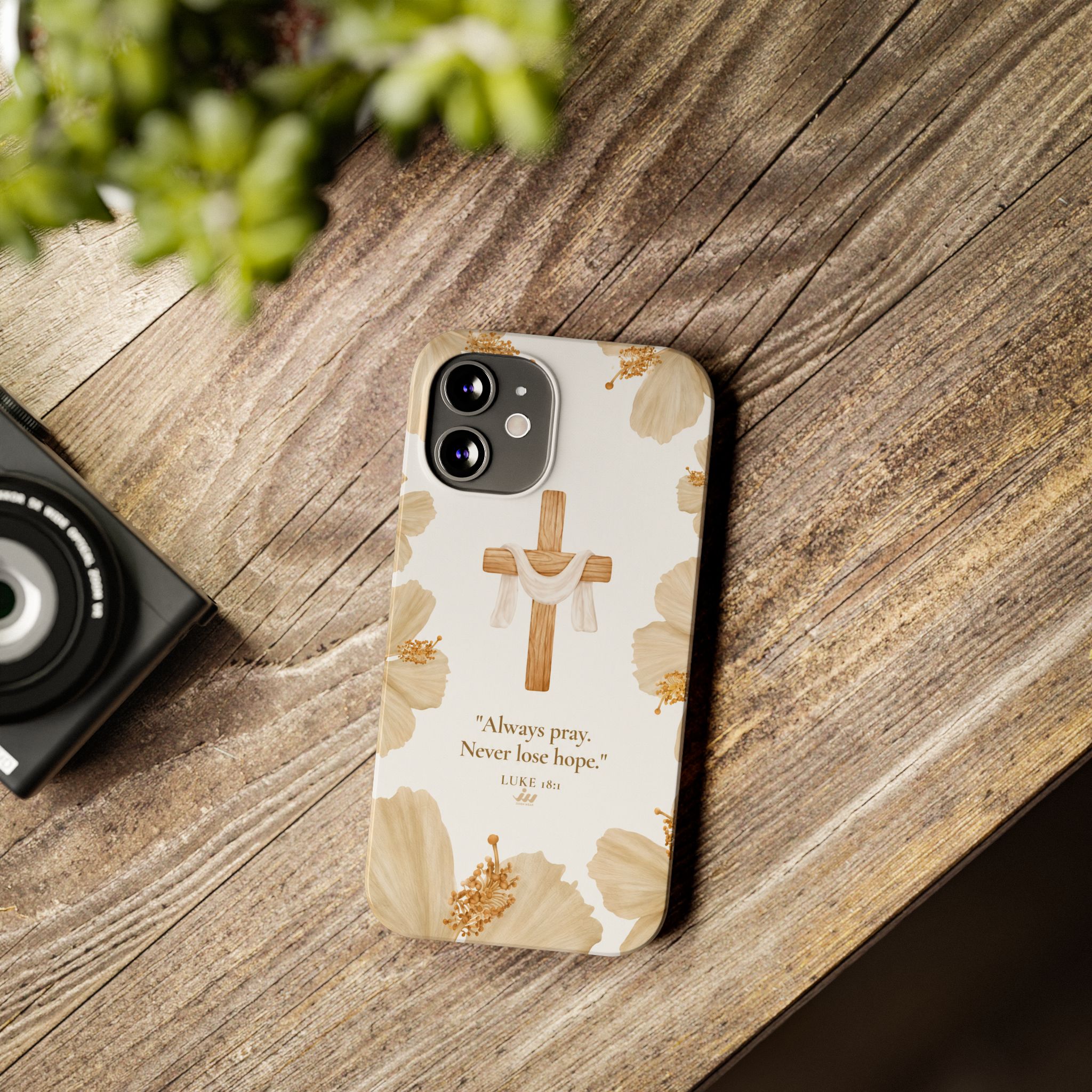 christian cross floral slim phone case christian cross floral slim phone case