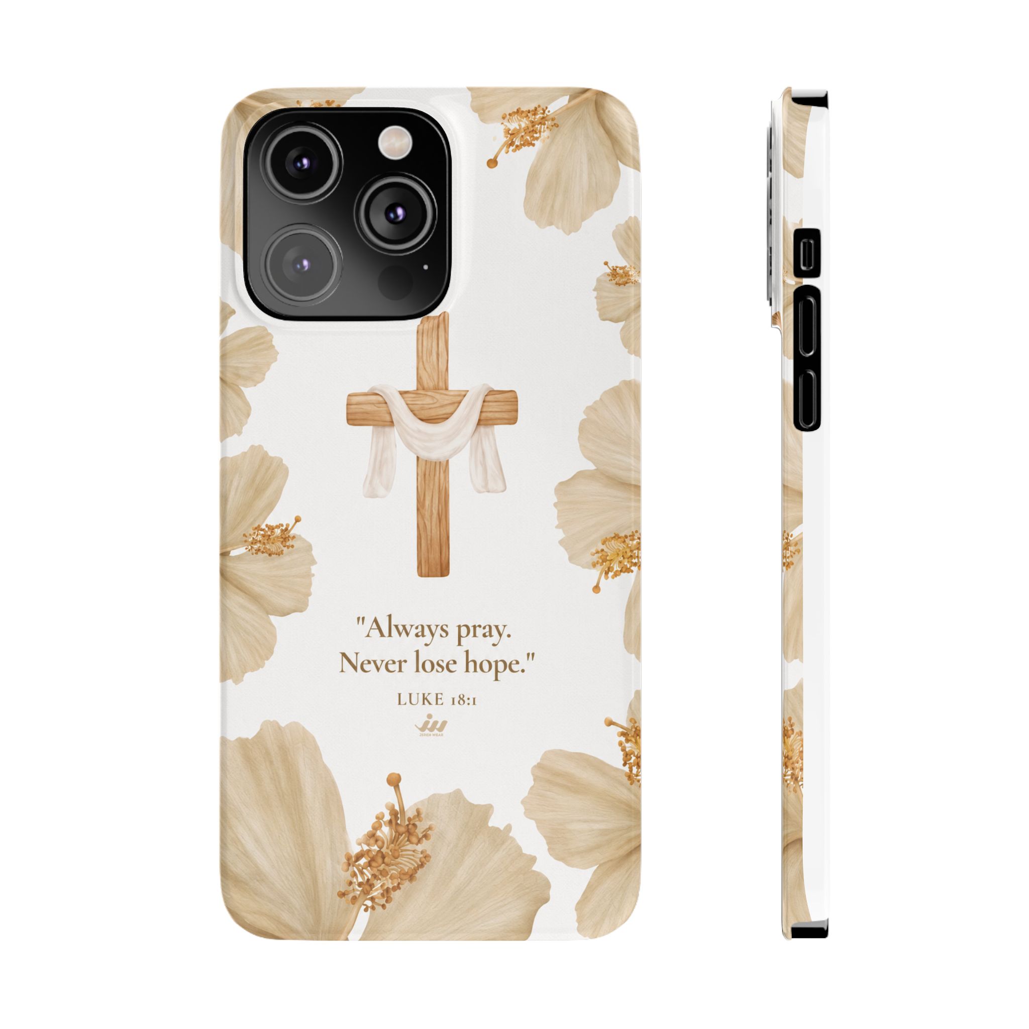 christian cross floral slim phone case christian cross floral slim phone case