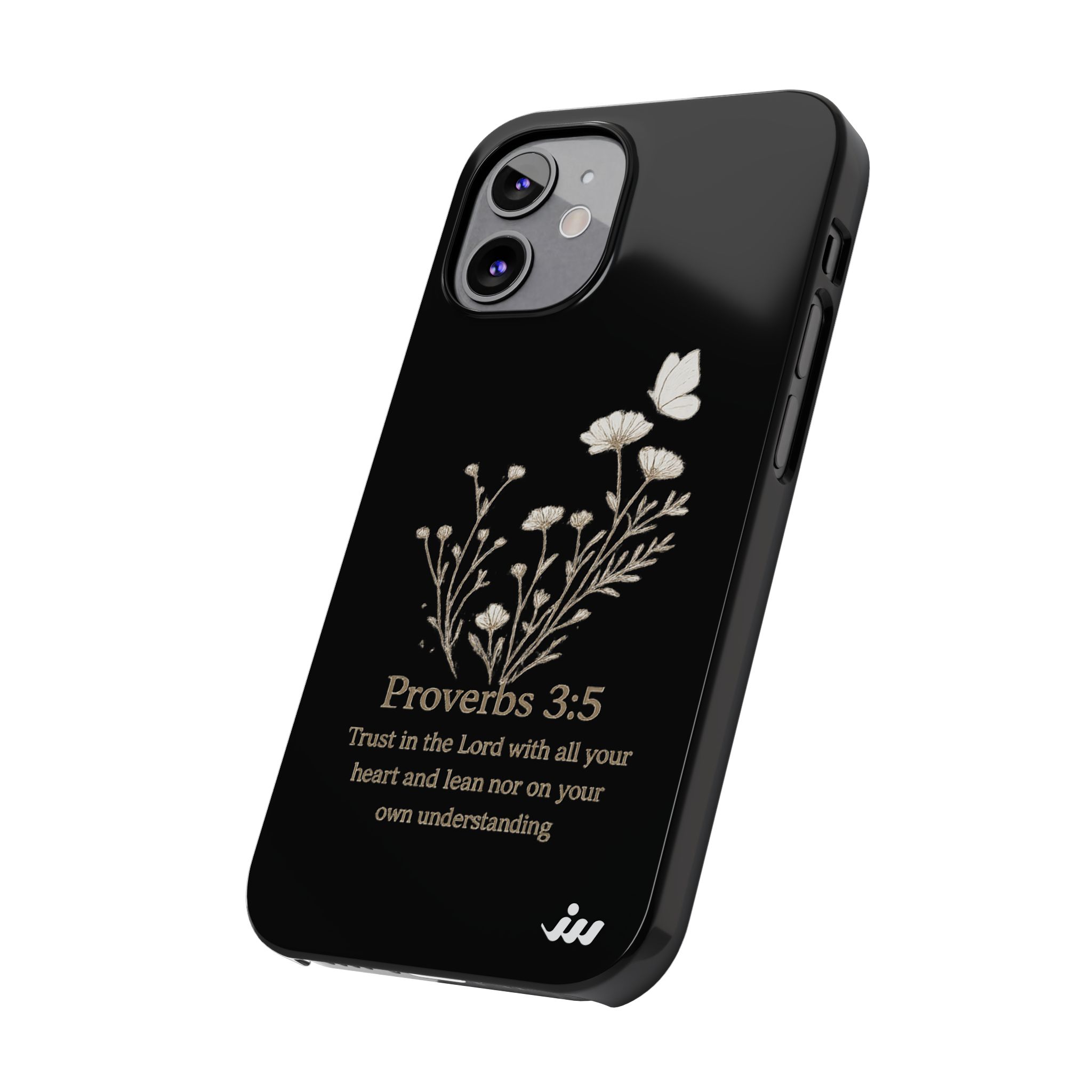 proverbs 3:5 floral phone case proverbs 3:5 floral phone case