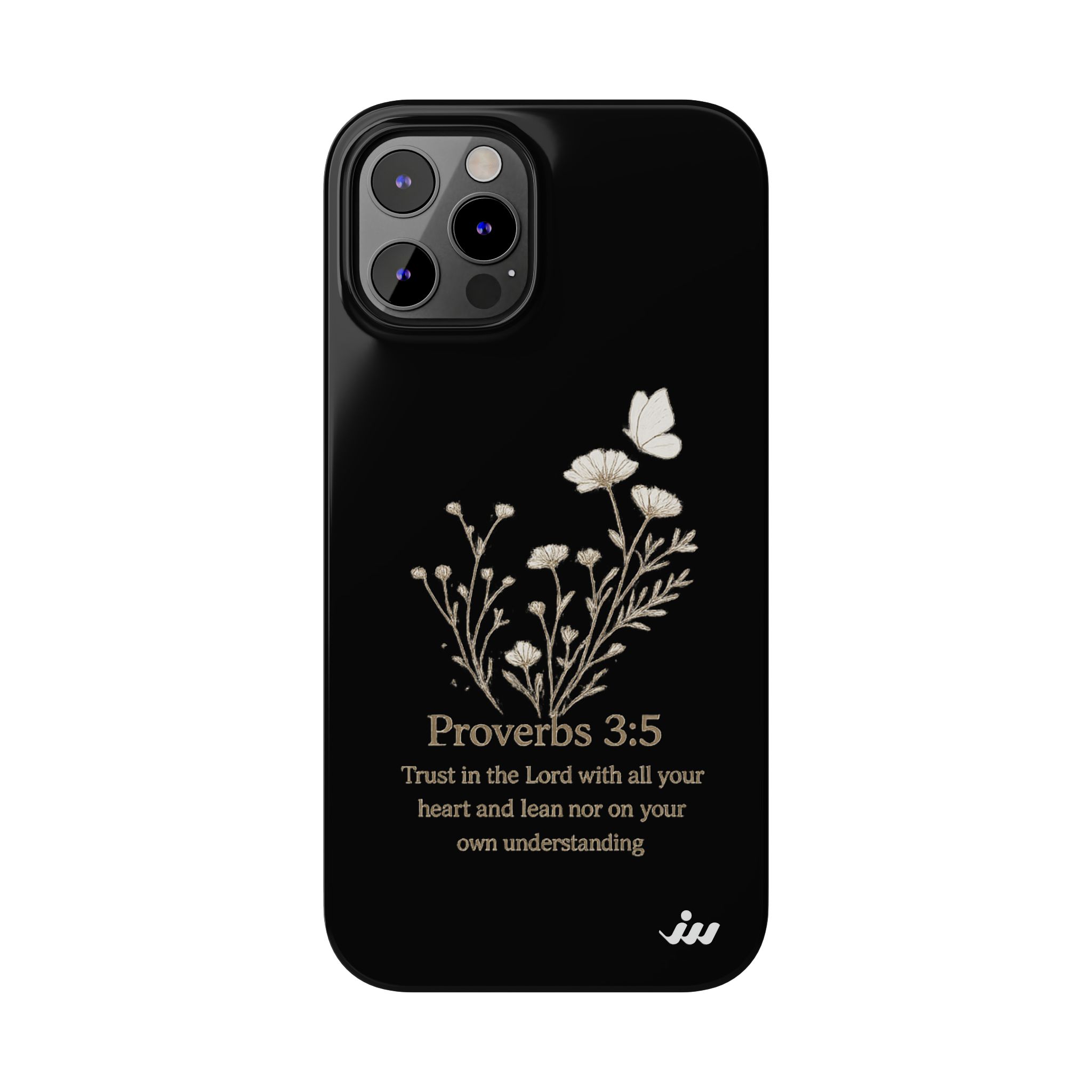 proverbs 3:5 floral phone case proverbs 3:5 floral phone case