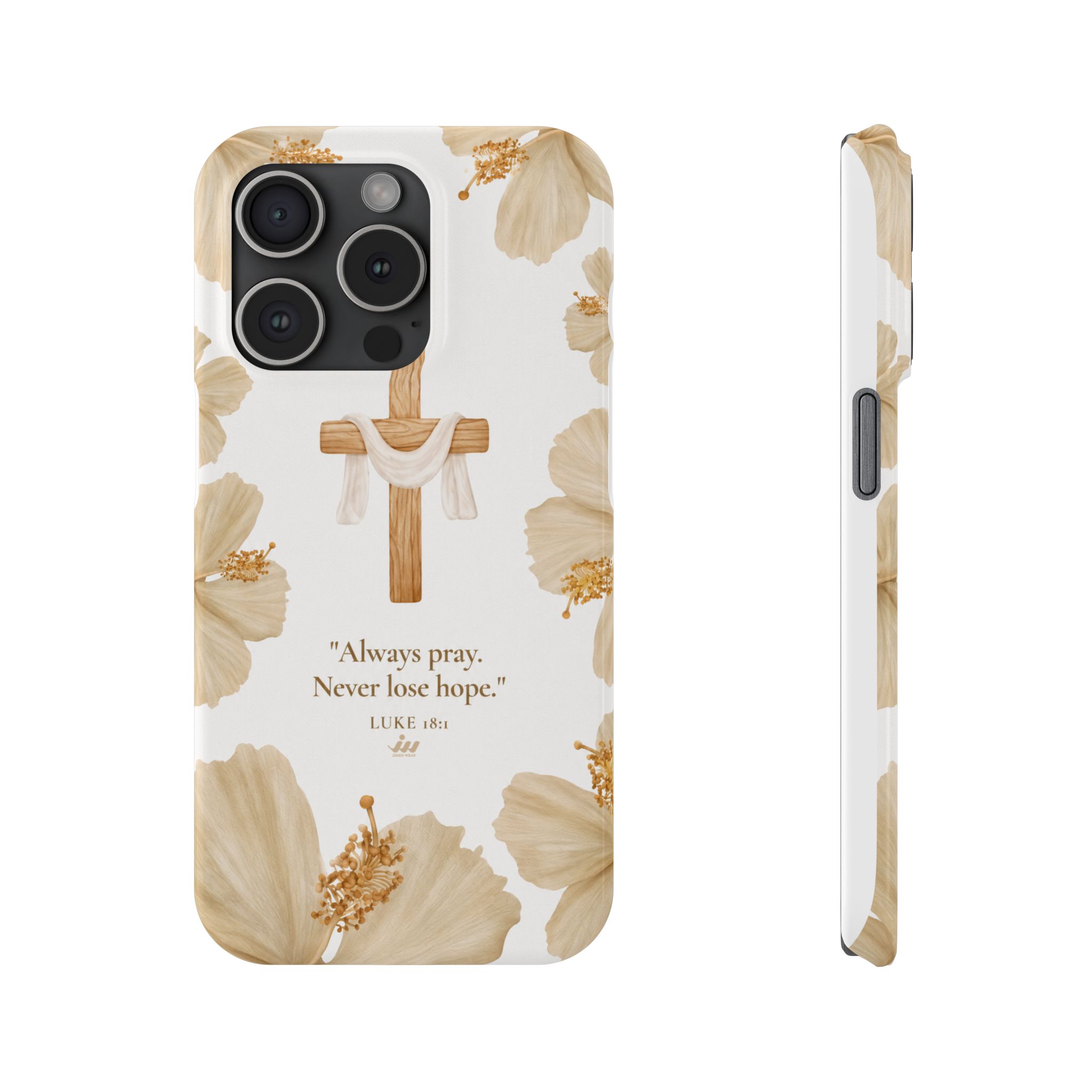 christian cross floral slim phone case christian cross floral slim phone case