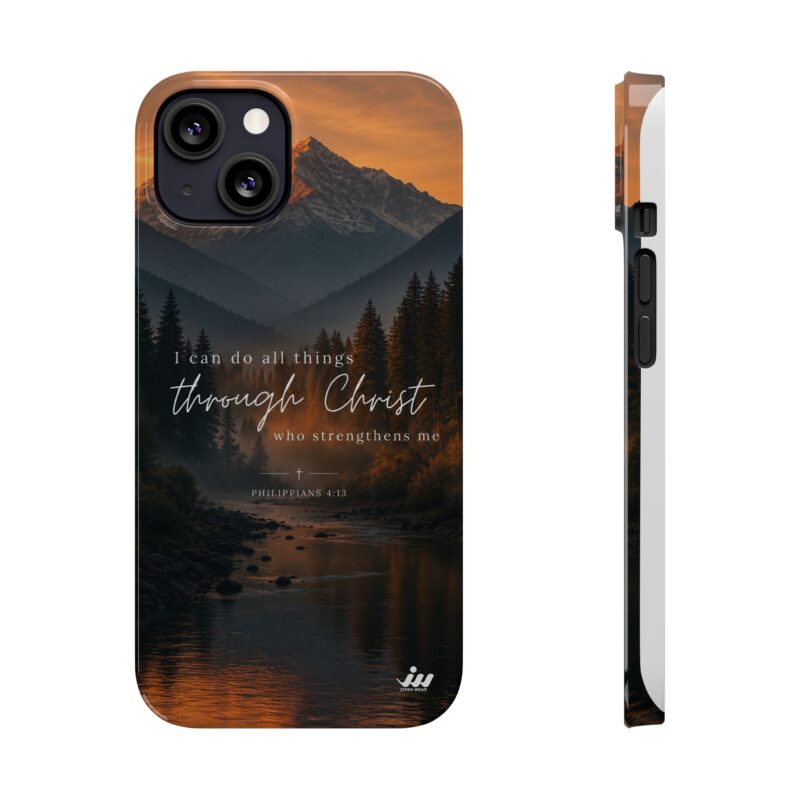 mountain sunset christian phone cover