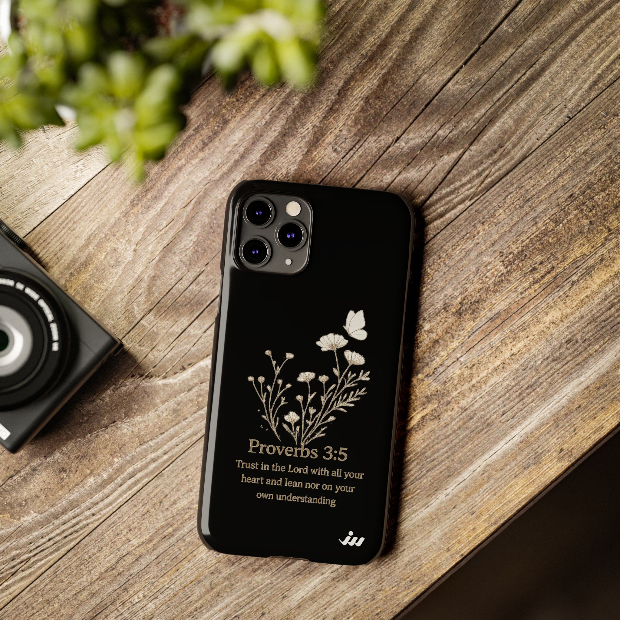proverbs 3:5 floral phone case proverbs 3:5 floral phone case