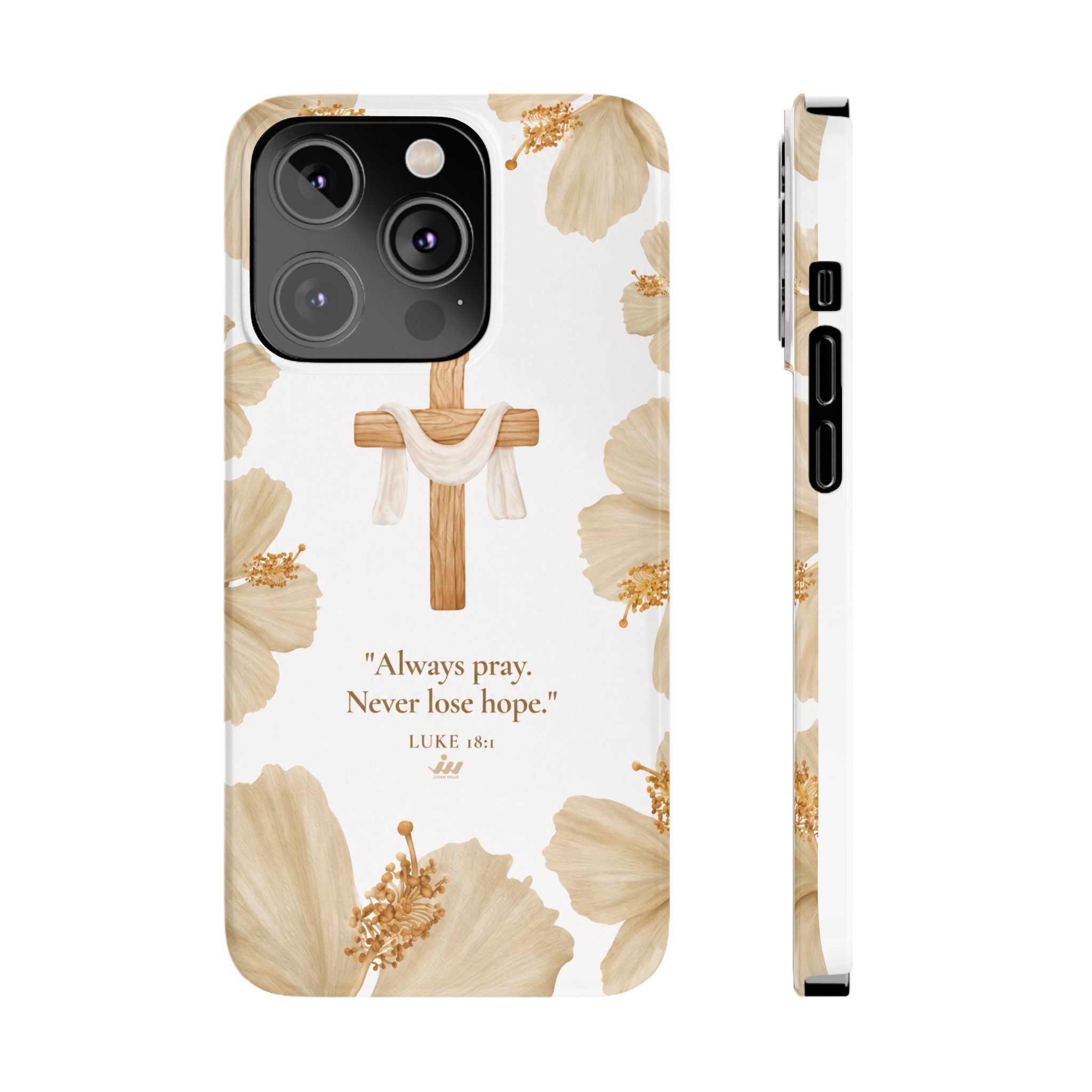 christian cross floral slim phone case christian cross floral slim phone case