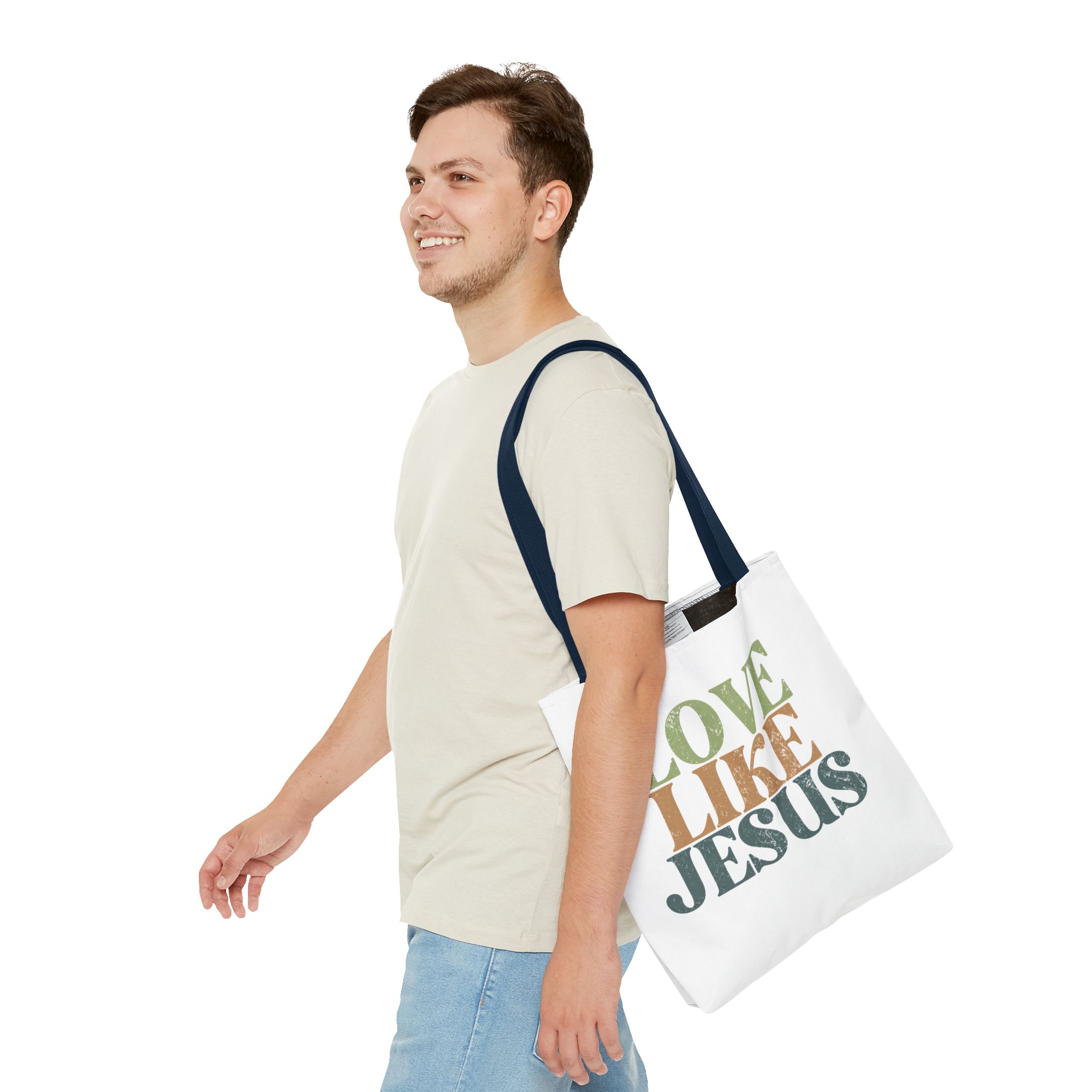 love like jesus tote bag – christian inspirational canvas tote love like jesus tote bag – christian inspirational canvas tote