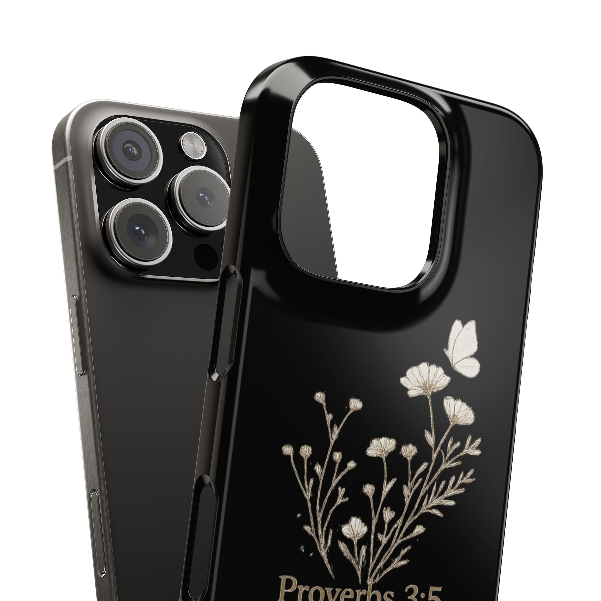 proverbs 3:5 floral phone case proverbs 3:5 floral phone case