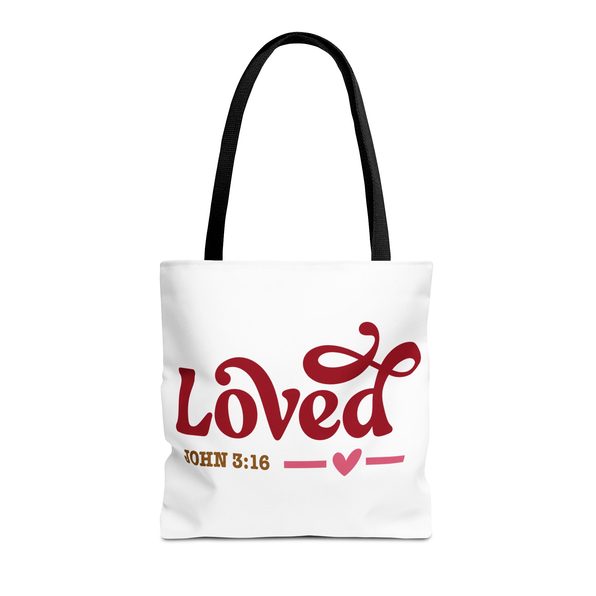 loved tote bag — john 3:16 faith canvas tote loved tote bag — john 3:16 faith canvas tote