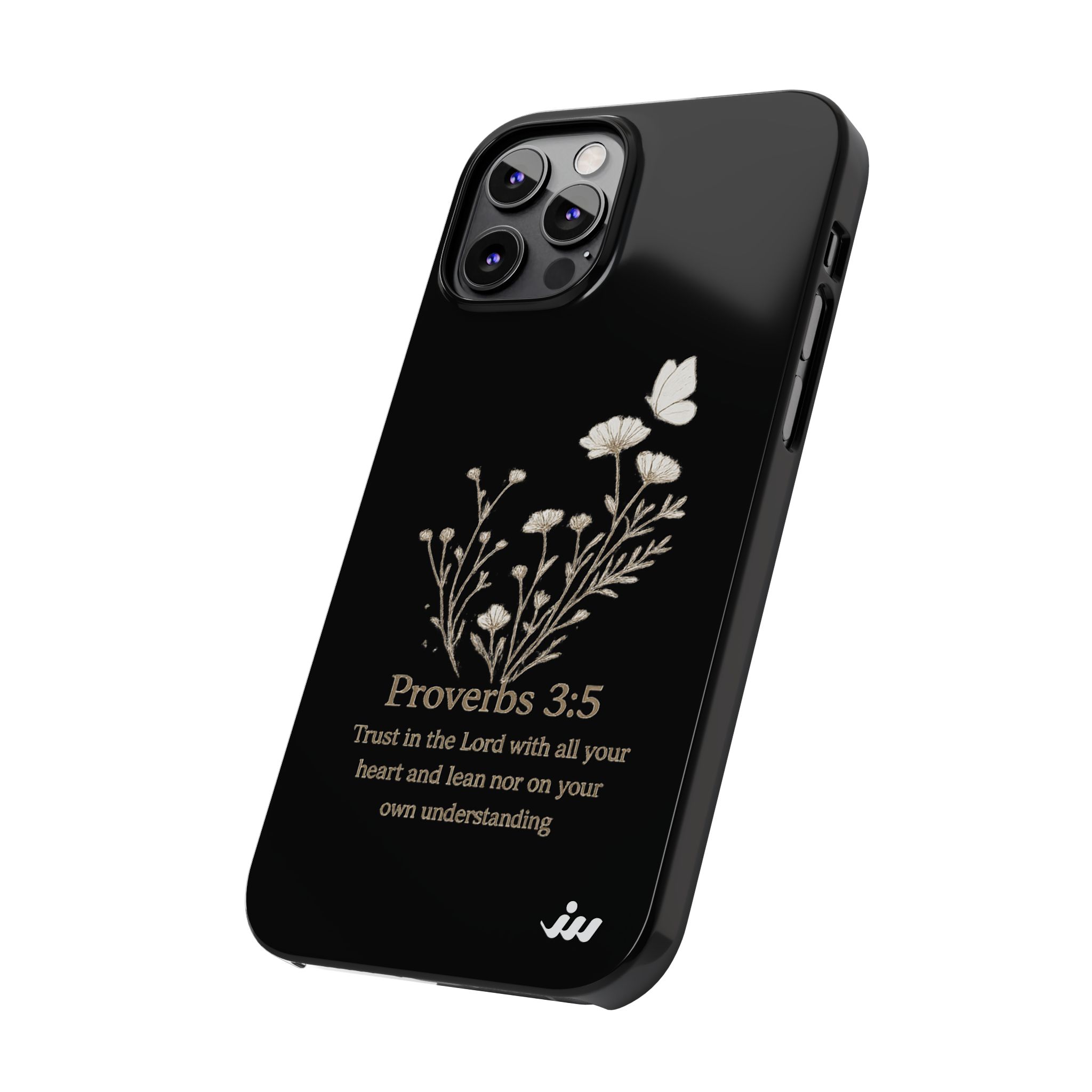 proverbs 3:5 floral phone case proverbs 3:5 floral phone case