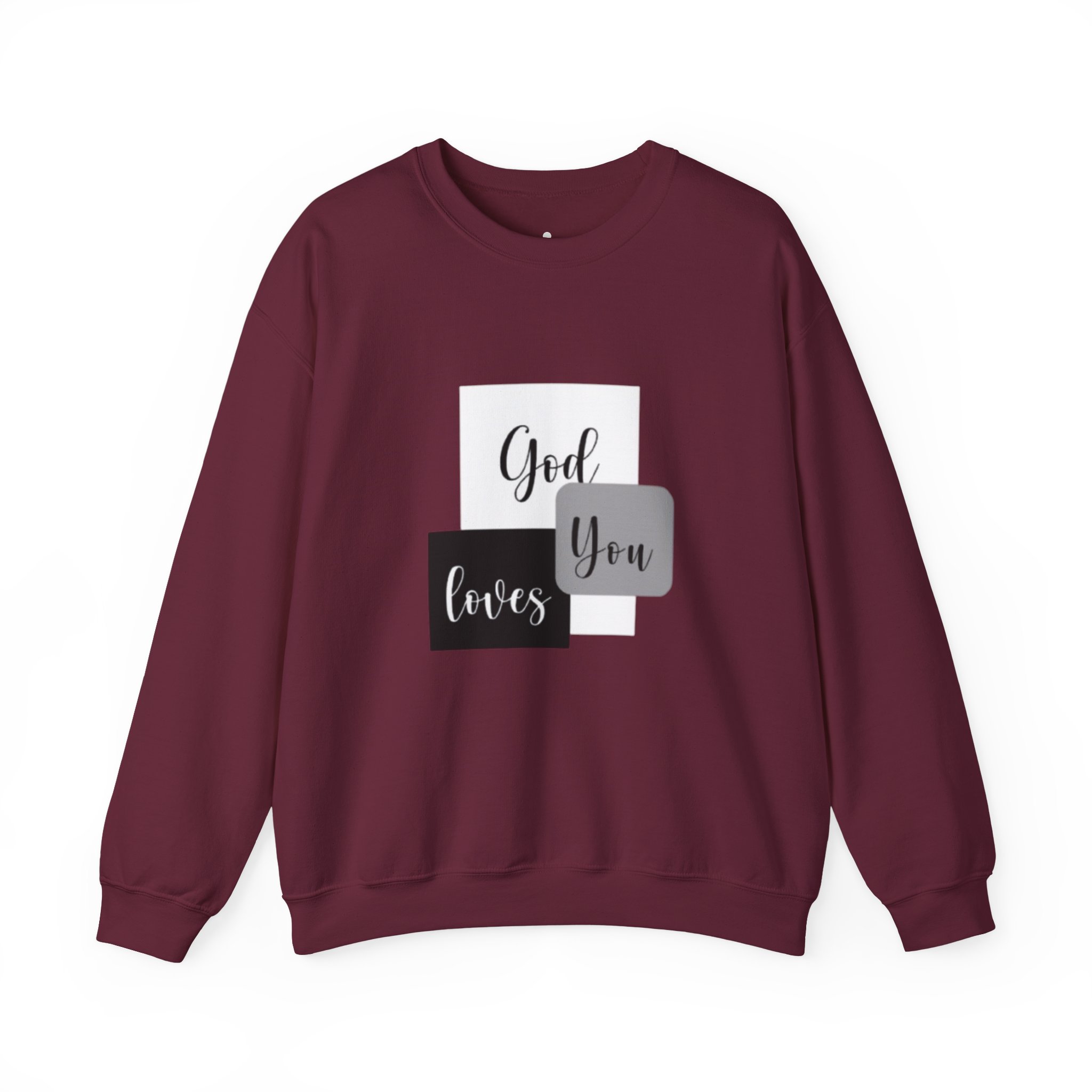 god loves you | christian sweatshirt god loves you | christian sweatshirt