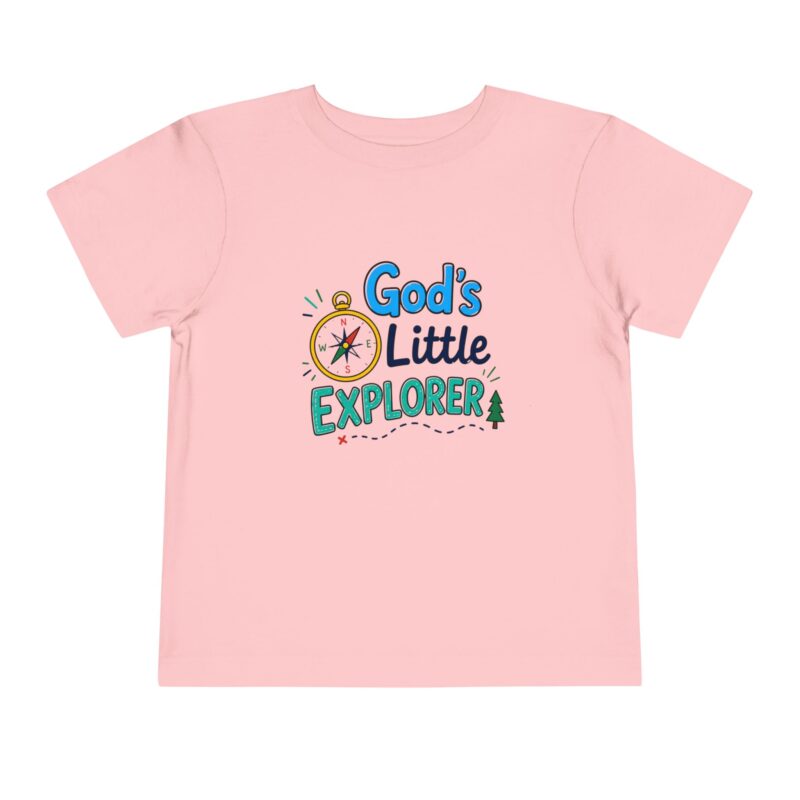 god’s little explorer | christian kids t shirt