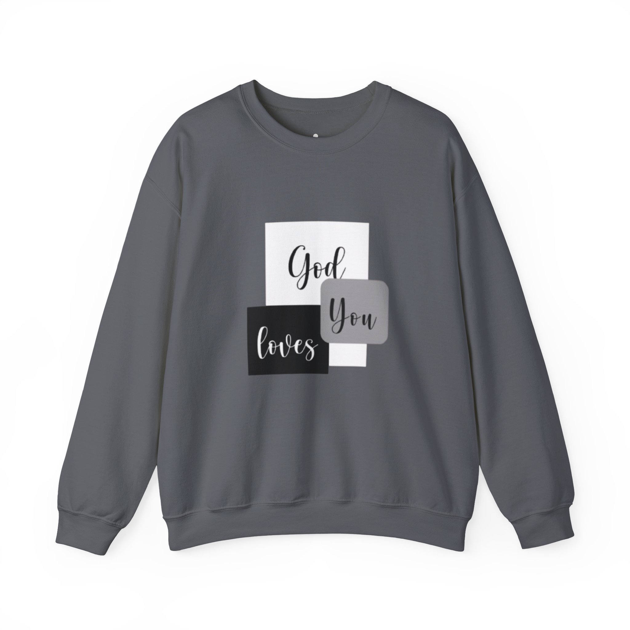 god loves you | christian sweatshirt god loves you | christian sweatshirt