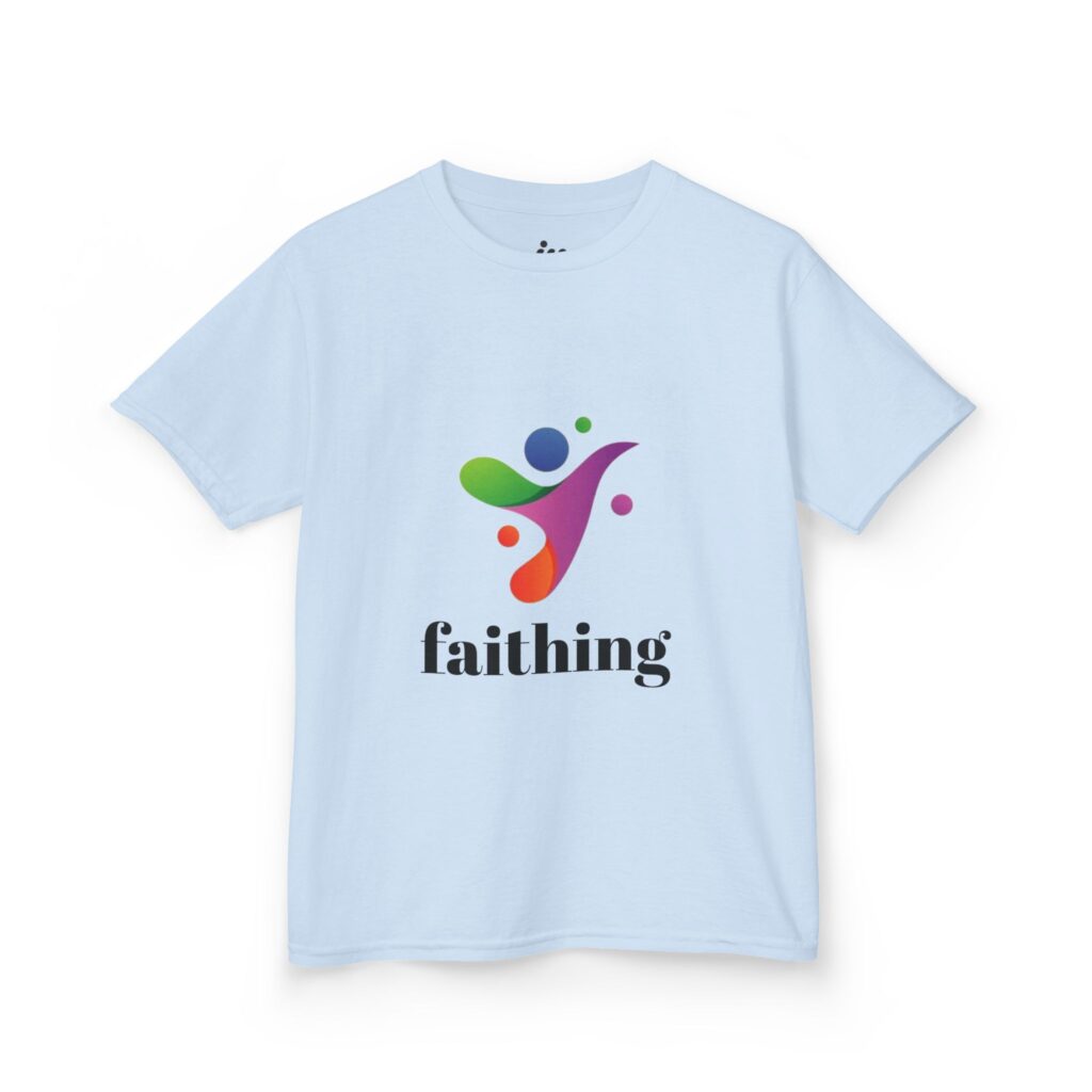 "faithing" | christian t shirts | kids