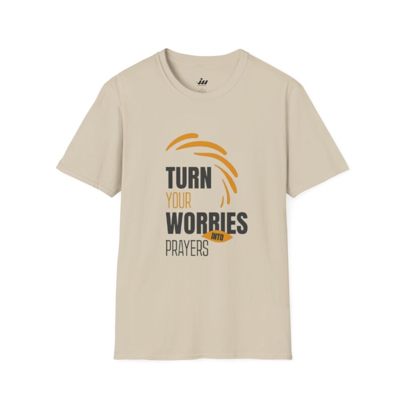 turn your worries into prayers | christian t shirt
