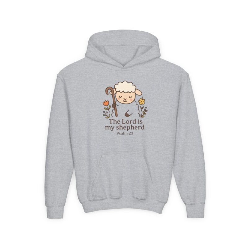 the lord is my shepherd | christian hoodie | kids