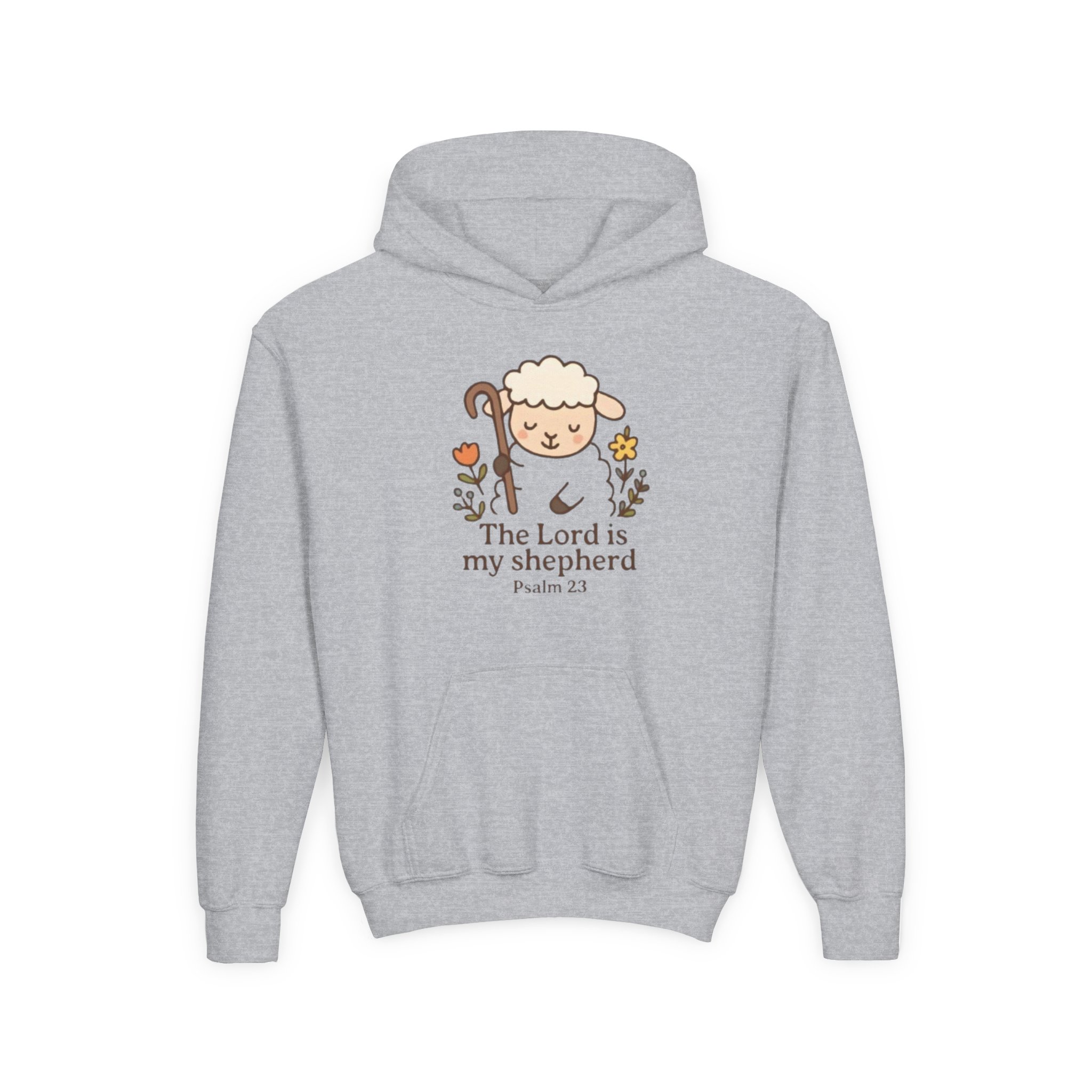 the lord is my shepherd | christian hoodie | kids the lord is my shepherd | christian hoodie | kids