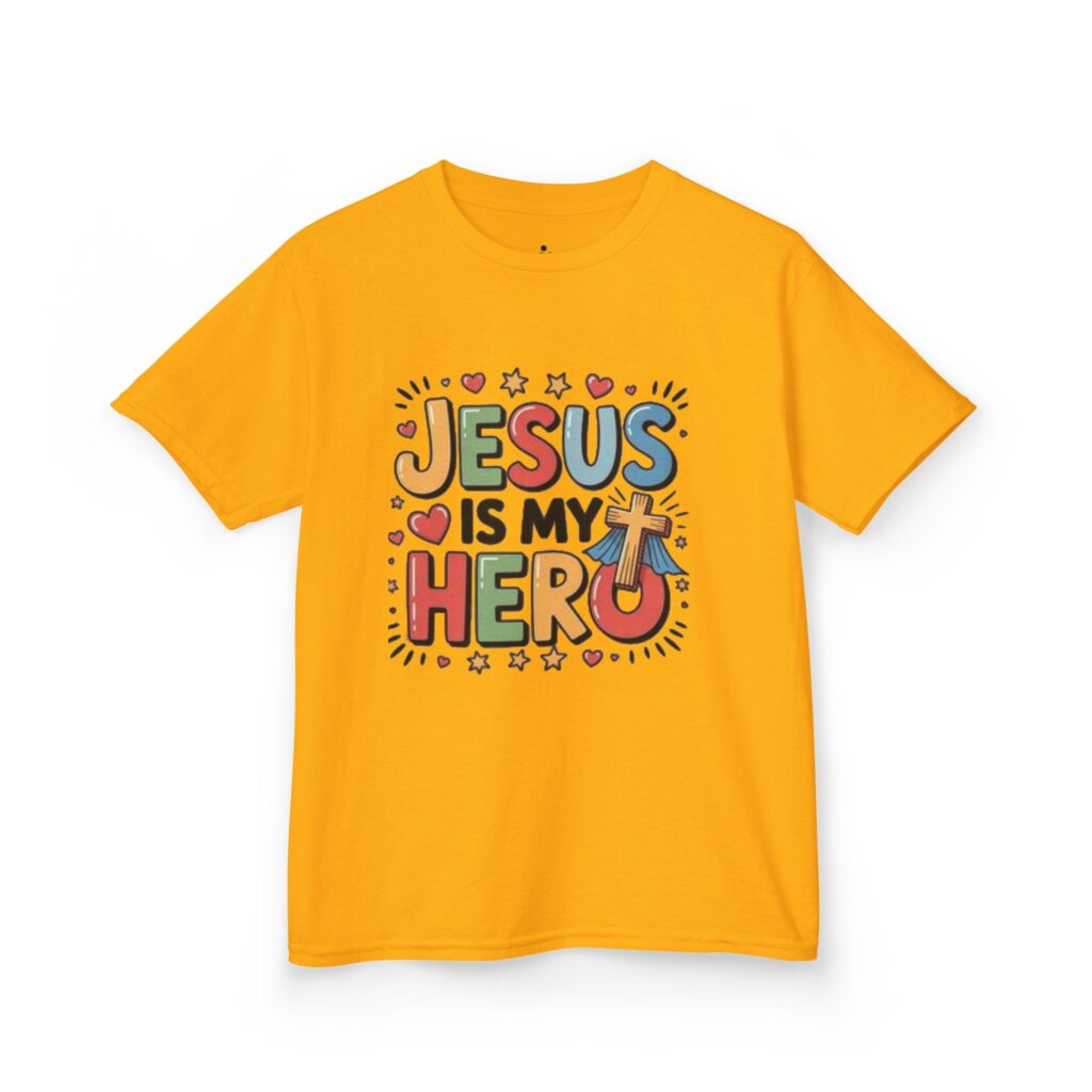 jesus is my hero | christian t shirts | kids