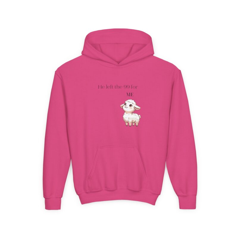 he left the 99 for me | christian hoodie | kids