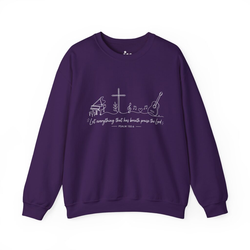 let everything | christian sweatshirt