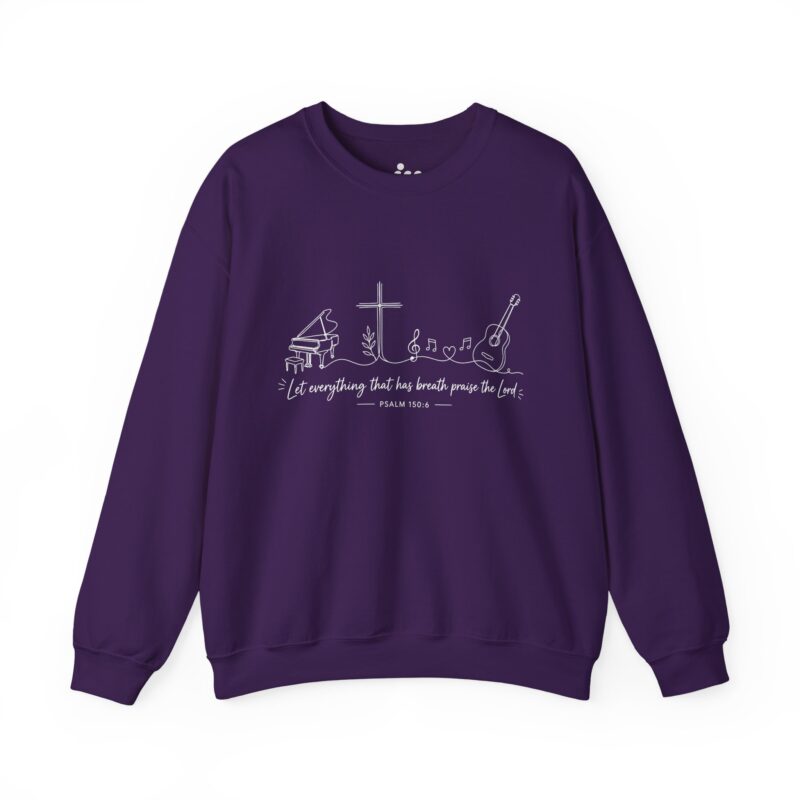 let everything | christian sweatshirt