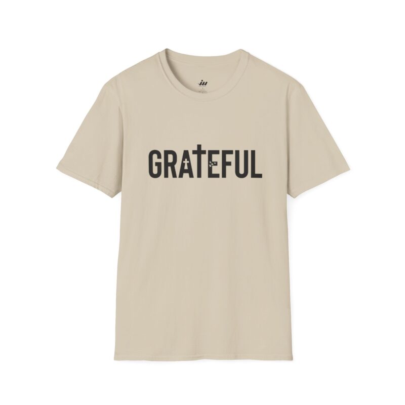 grateful cross lettering tee | christian t shirt