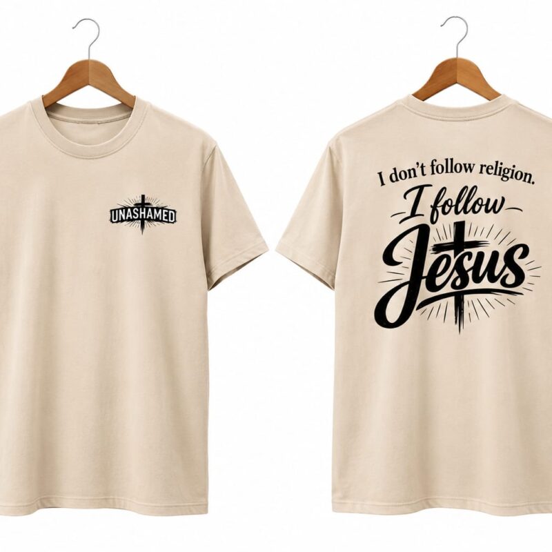 unashamed cross graphic | christian t shirt