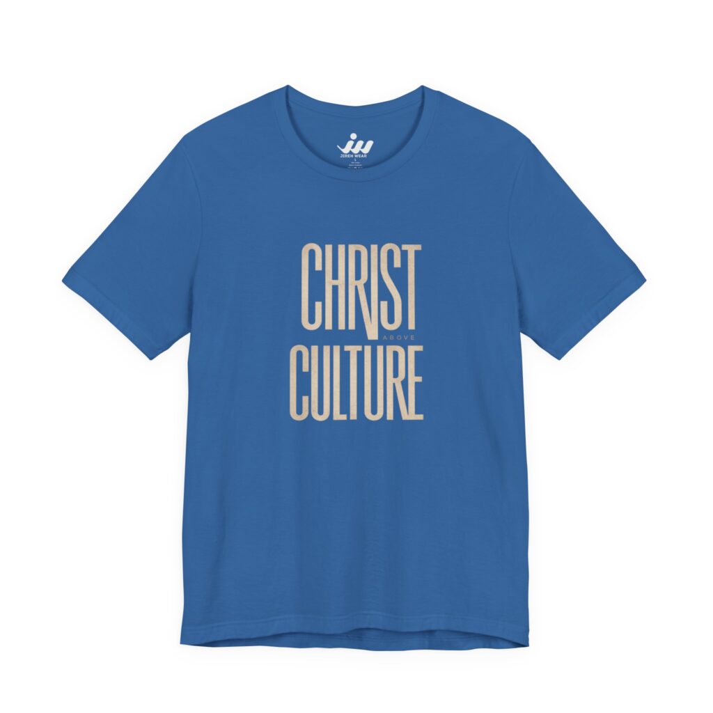 T-Shirts christ above culture | christian tshirt